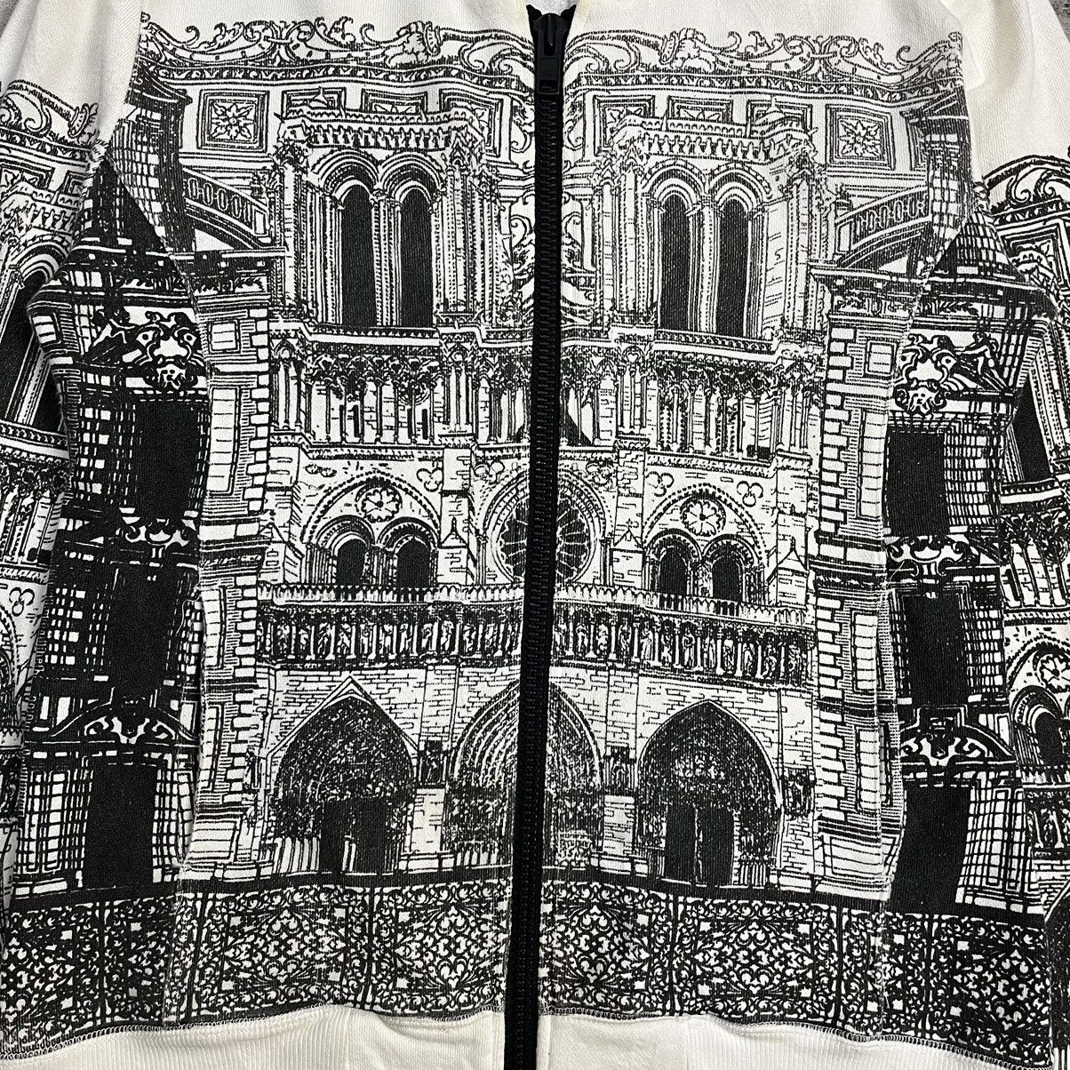If Six Was Nine × Le Grande Bleu (L.G.B.) × NO ID No Id Cathedral architecture art print double zip hoodie Size US S / EU 44-46 / 1 - 3 Thumbnail