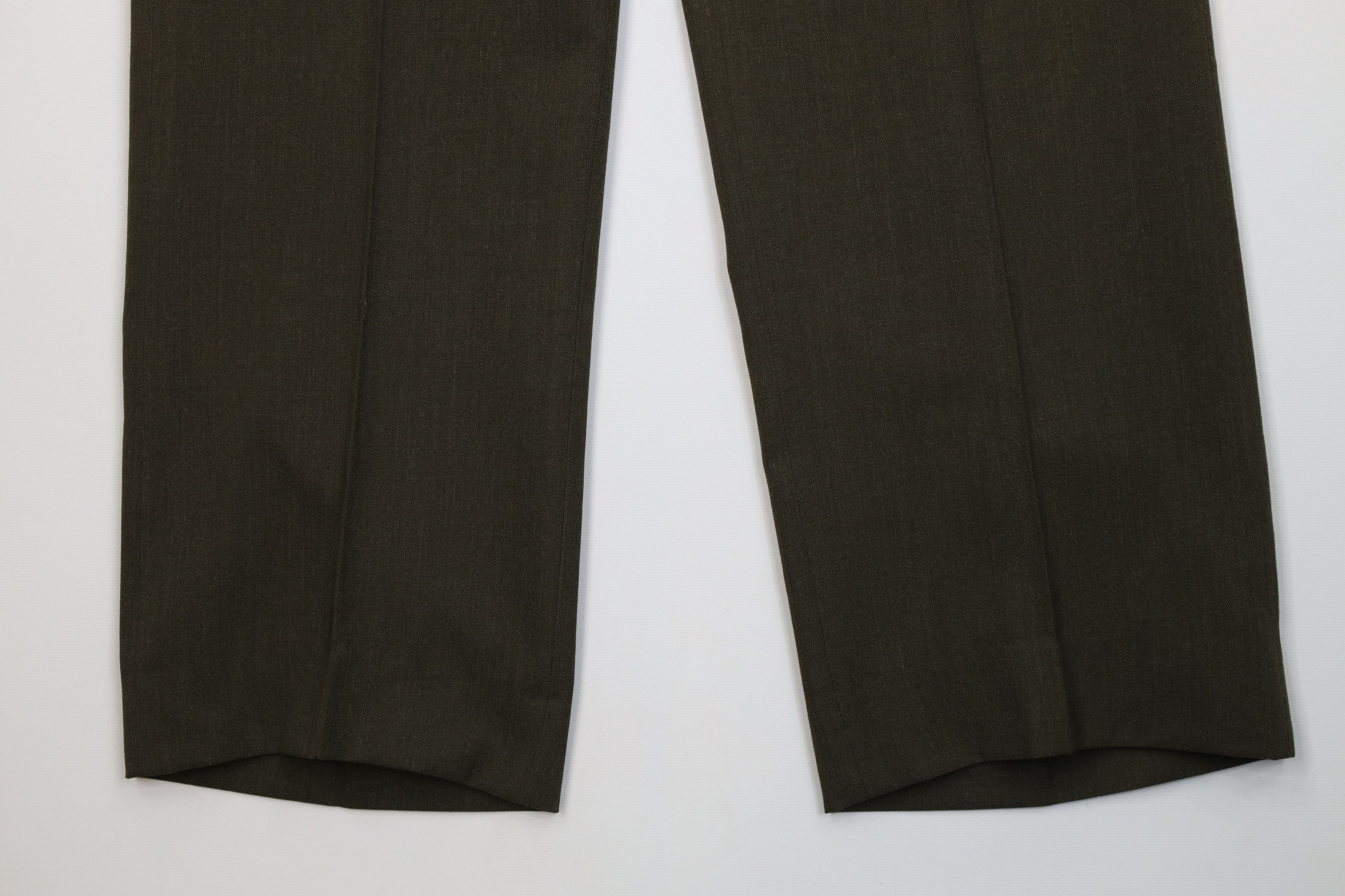 Vintage Vintage 90s Marines Green Shade 2212 Wide Leg Pants USA Size US 34 / EU 50 - 4 Thumbnail