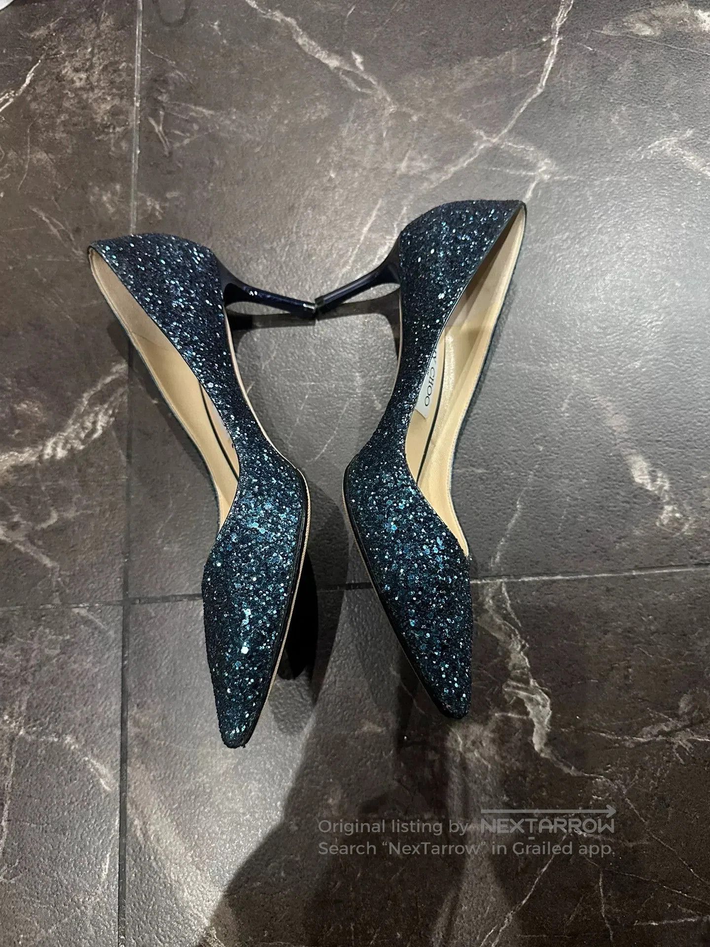Jimmy Choo Jimmy Choo 39 Peacock Gradient Mid. Size US 8 / IT 38 - 3 Thumbnail
