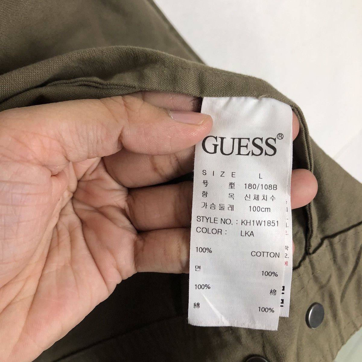Guess VINTAGE BIKER JACKET WORK GUESS Size US L / EU 52-54 / 3 - 13 Thumbnail
