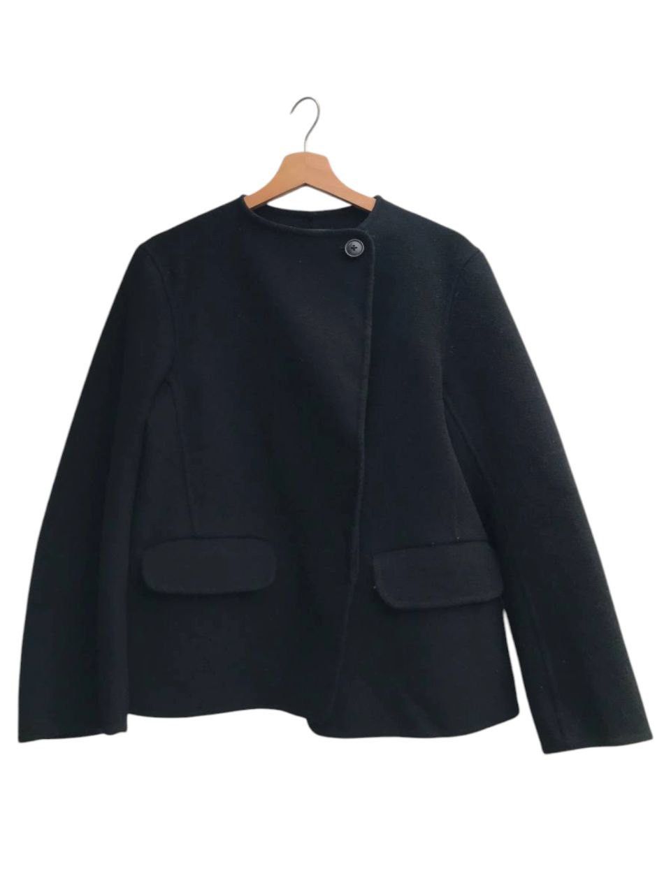 Jil Sander × Uniqlo +J Double Face Collarless Jacket Size M / US 6-8 / IT 42-44 - 2 Thumbnail