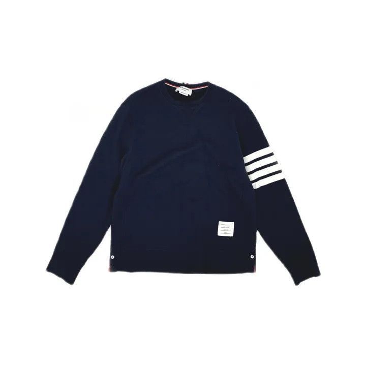 Thom Browne Thom Browne Classic Four Stripe Sweatshirt -2507 Size US XXL / EU 58 / 5 - 2 Thumbnail