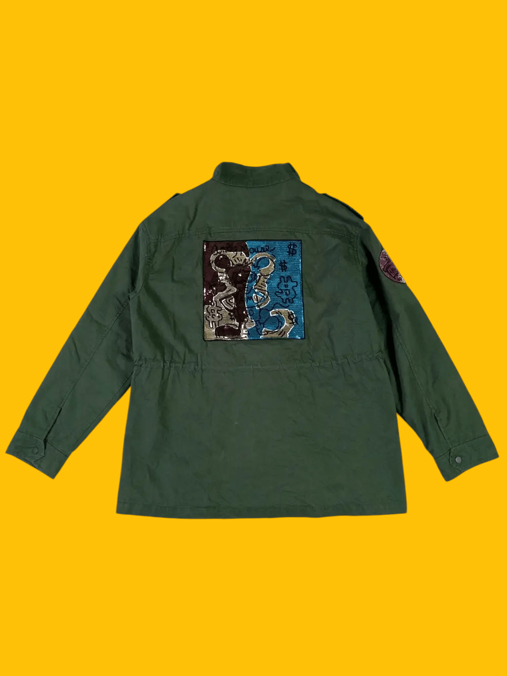 Designer × Japanese Brand × Keith Haring GGPX X KEITH HARING ANDY MOUSE Parka Jacket Size US M / EU 48-50 / 2 - 7 Thumbnail