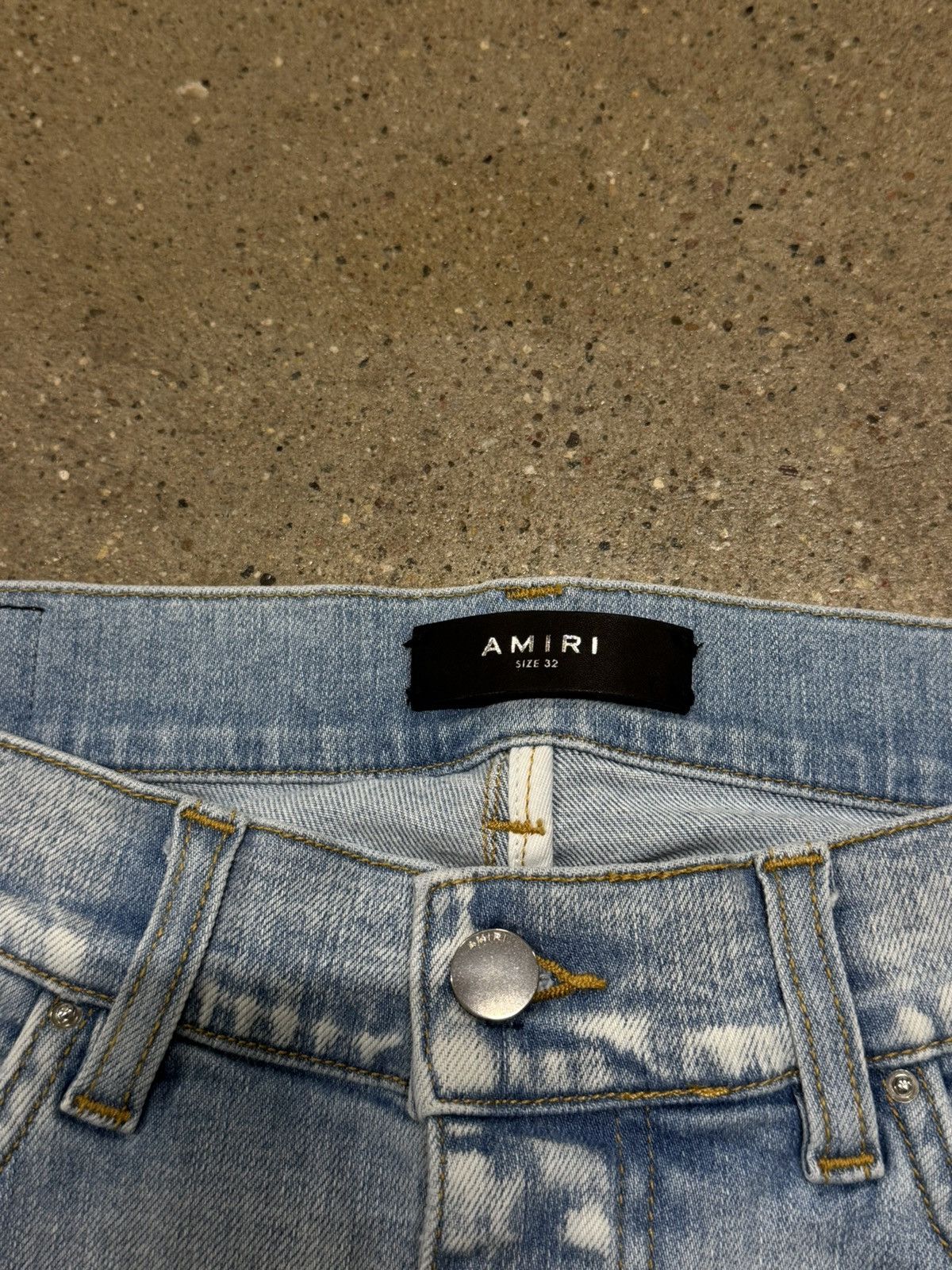 Amiri Amiri MX1 Camo Light Indigo Jeans 1200$ Size US 32 / EU 48 - 7 Thumbnail