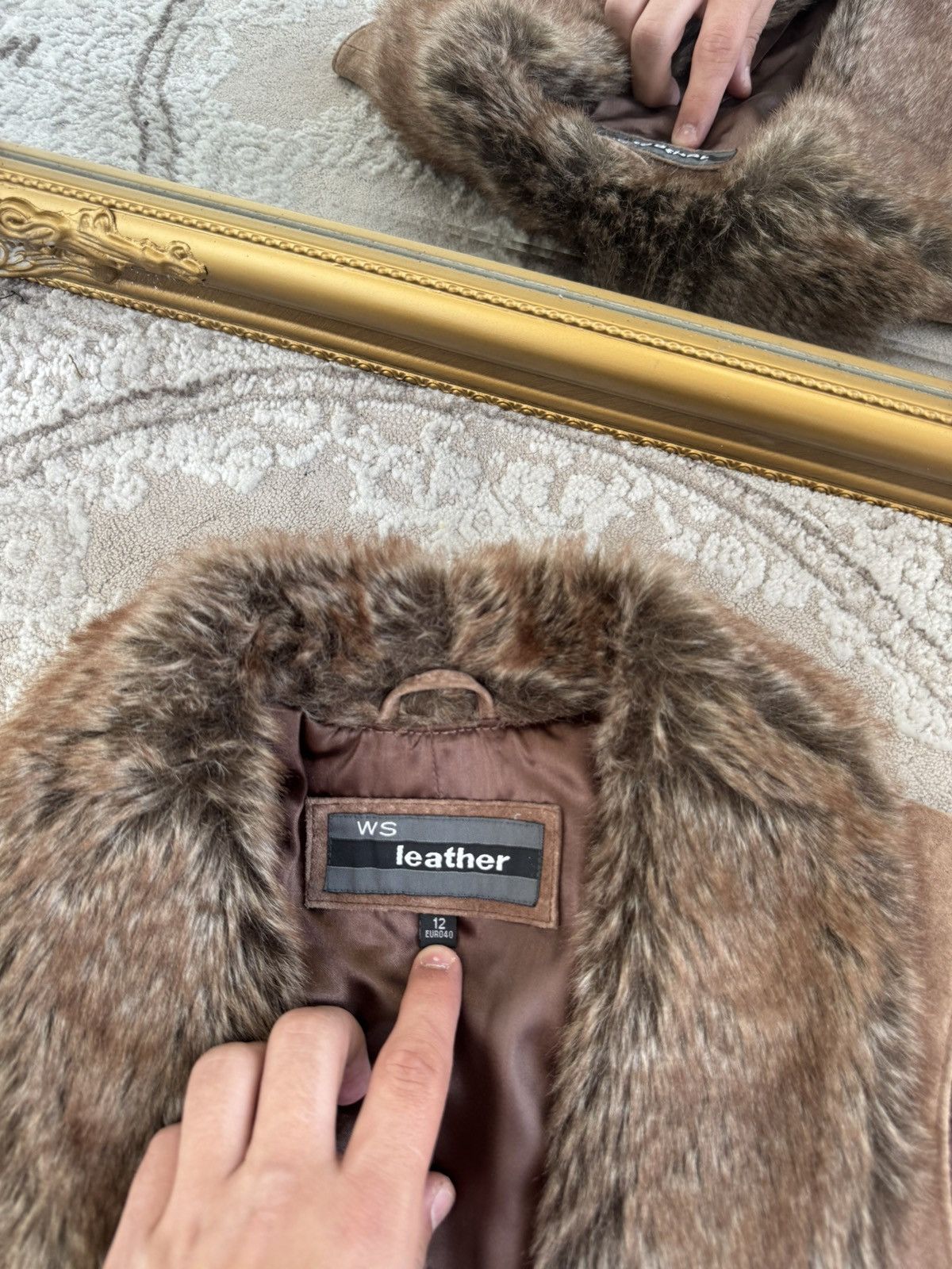 If Six Was Nine Vintage Vest-Jacket Fur/Leather Rick Owens LGB Style Size XL / US 12-14 / IT 48-50 - 3 Thumbnail