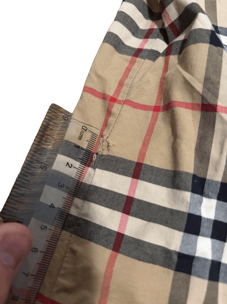Happy99 Happy99 Burberry Plaid Patchwork Shirt Size US XL / EU 56 / 4 - 4 Thumbnail