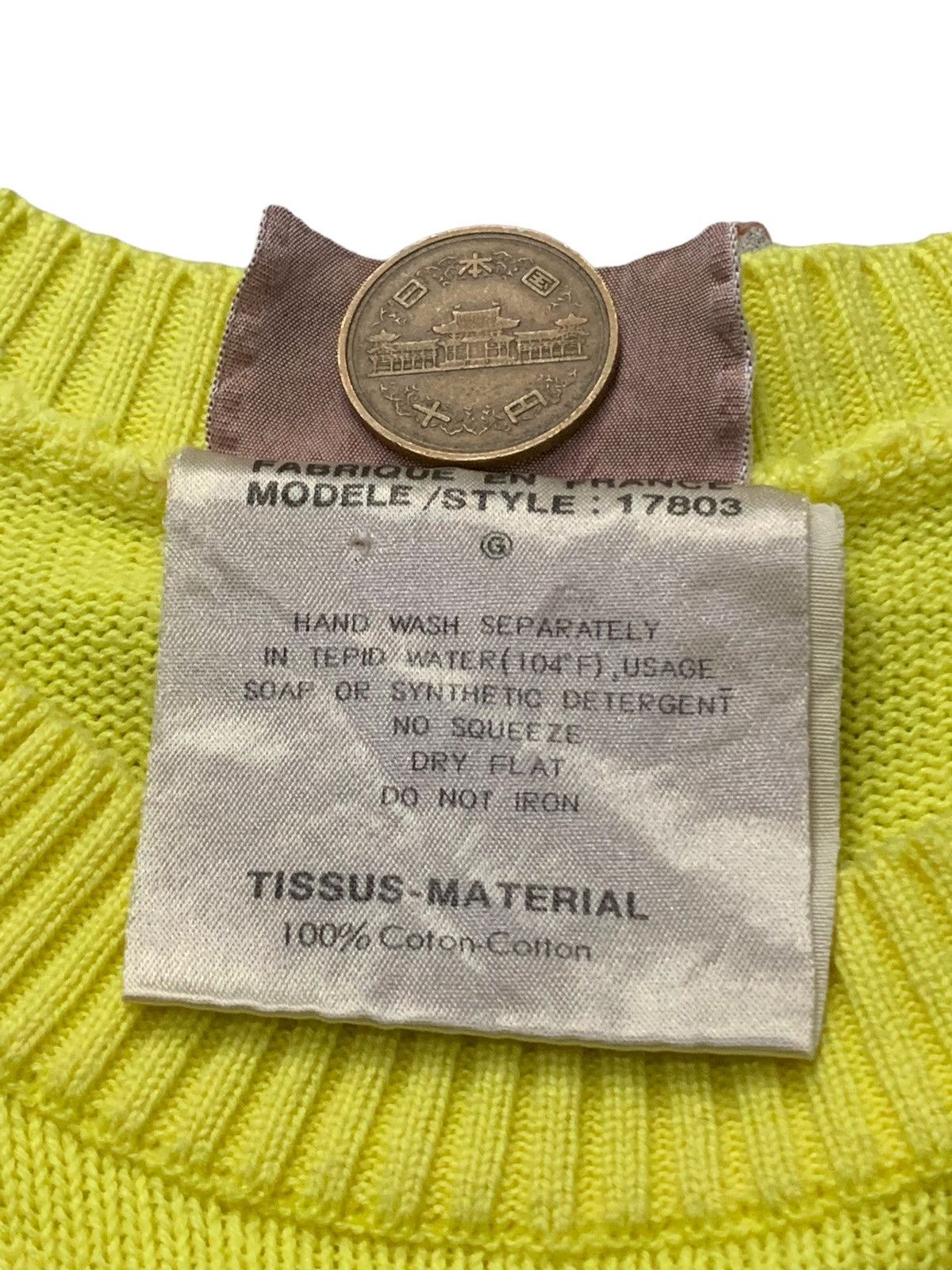 Courreges × Designer Vintage 70’s Courreges Ribbed Knit Short Sleeve Top Size S / US 4 / IT 40 - 12 Thumbnail
