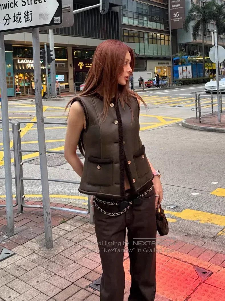 Chanel Chanel Fur all-in-one vest suede cotton vest Size M / US 6-8 / IT 42-44 - 8 Thumbnail