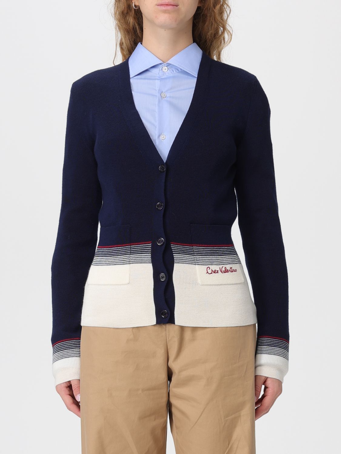 Valentino Valentino Sweater Woman Blue Size M / US 6-8 / IT 42-44 - 1 Thumbnail