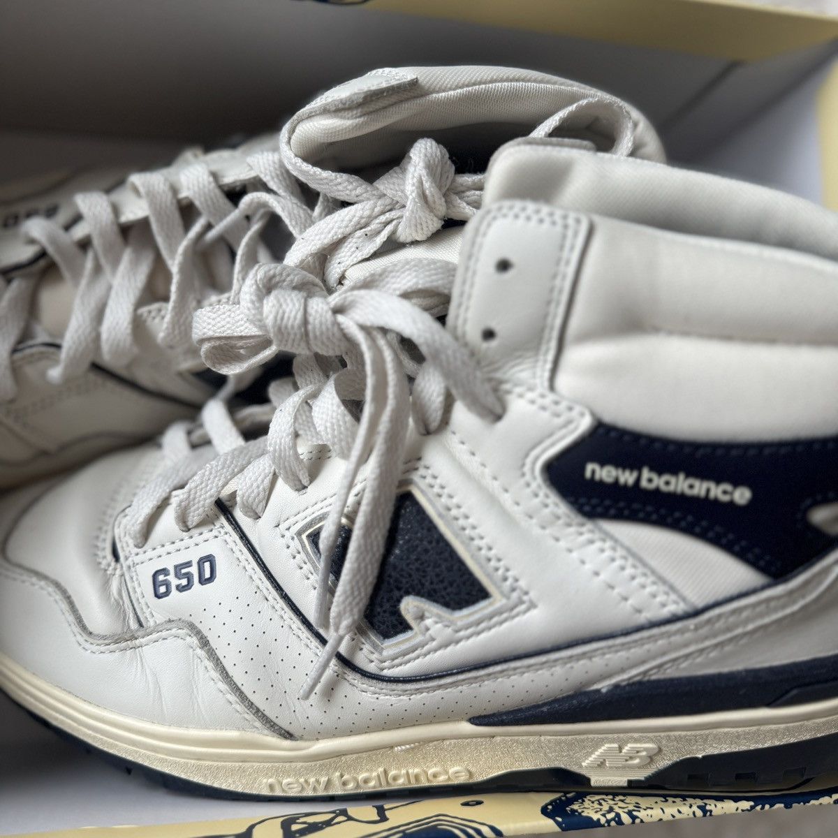 Aime Leon Dore × New Balance New Balance 650R Aime Leon Dore White Navy Size US 9 / EU 42 - 7 Thumbnail