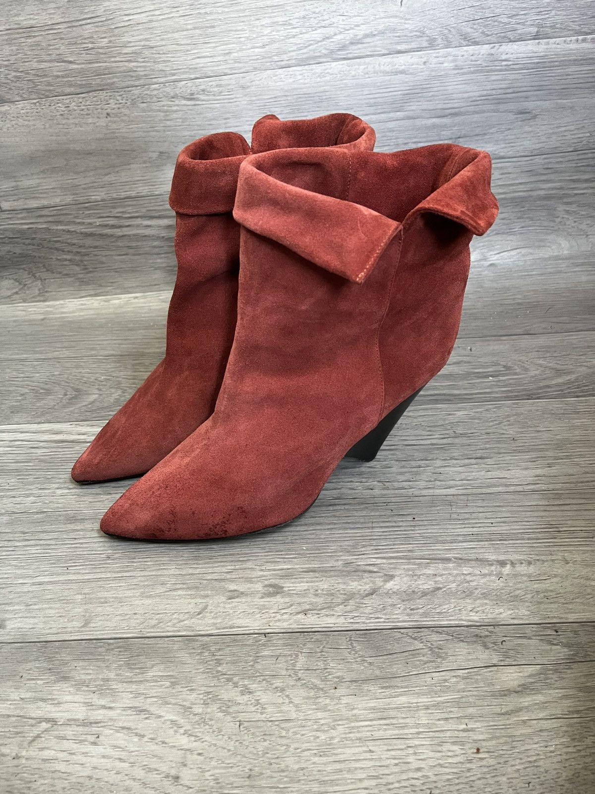 Isabel Marant Isabel marant luliana siede pink leather boots Size US 9 / IT 39 - 1 Thumbnail