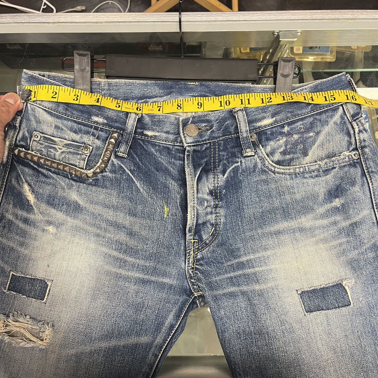 Hysteric Glamour Hysteric Glamor Studded Slim Fit Distressed Patchwork Japan Size US 32 / EU 48 - 11 Thumbnail