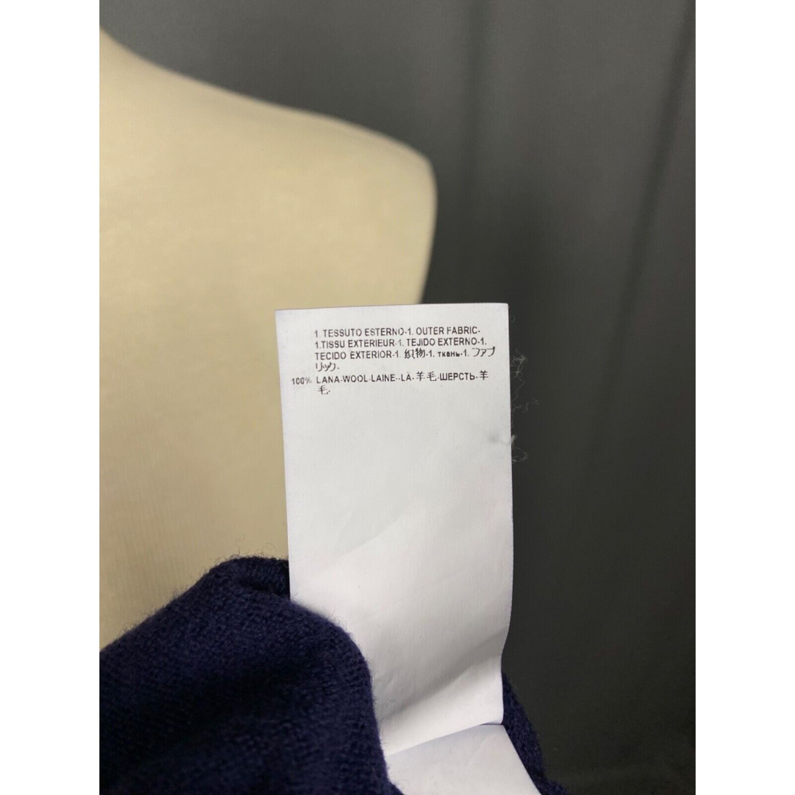 Versace Versace Collection Medusa Logo Men's Blue Wool Crewneck Swea Size US M / EU 48-50 / 2 - 11 Thumbnail