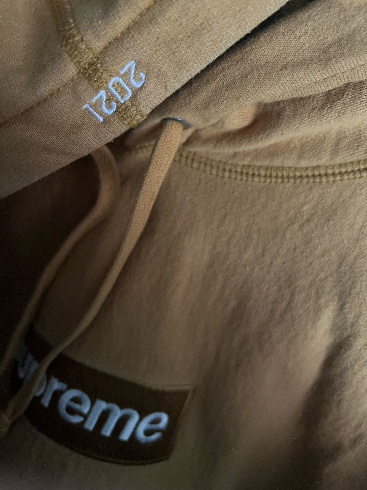 Supreme Mustard Hoodie