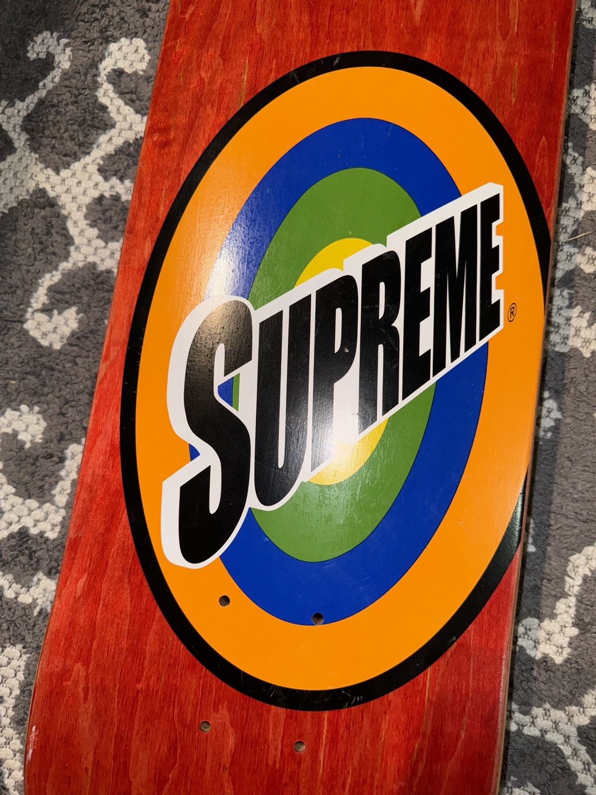 Supreme Supreme Spin Logo Deck Size ONE SIZE - 1 Thumbnail