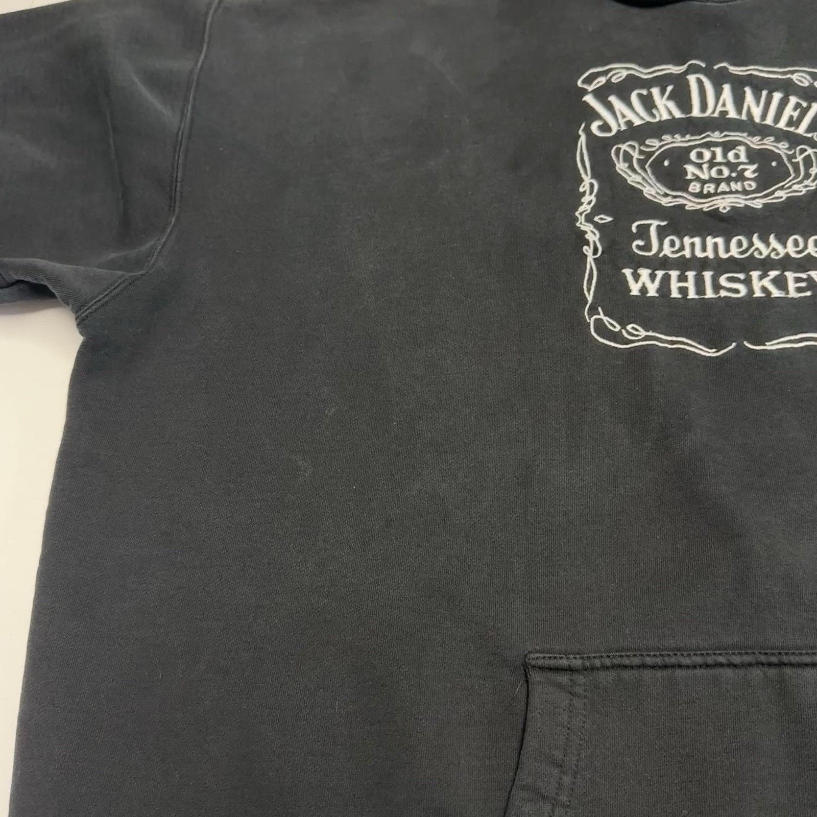 Vintage Vintage Jack Daniels Hoodie Sweatshirt Mens 2XL Black Embroi Size US XXL / EU 58 / 5 - 7 Thumbnail