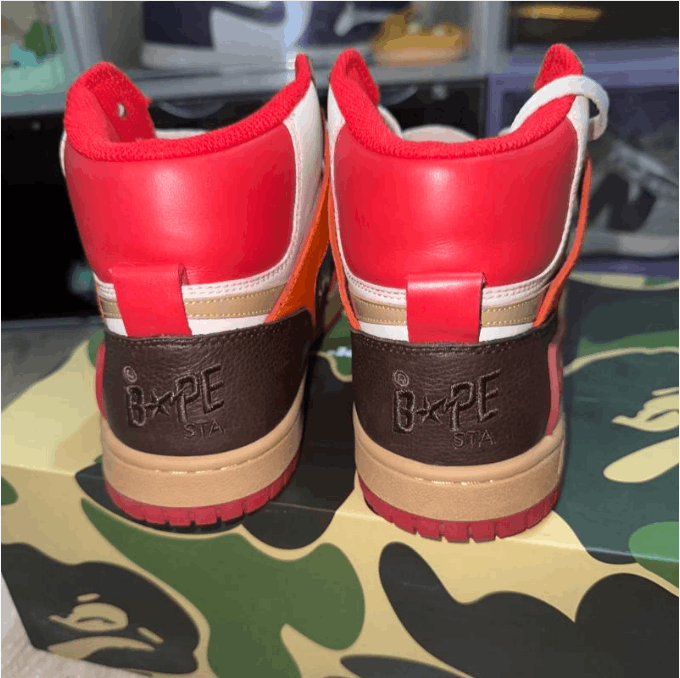 Bape ABATHINGAPE high-top sneaker for men Size US 8 / EU 41 - 2 Thumbnail