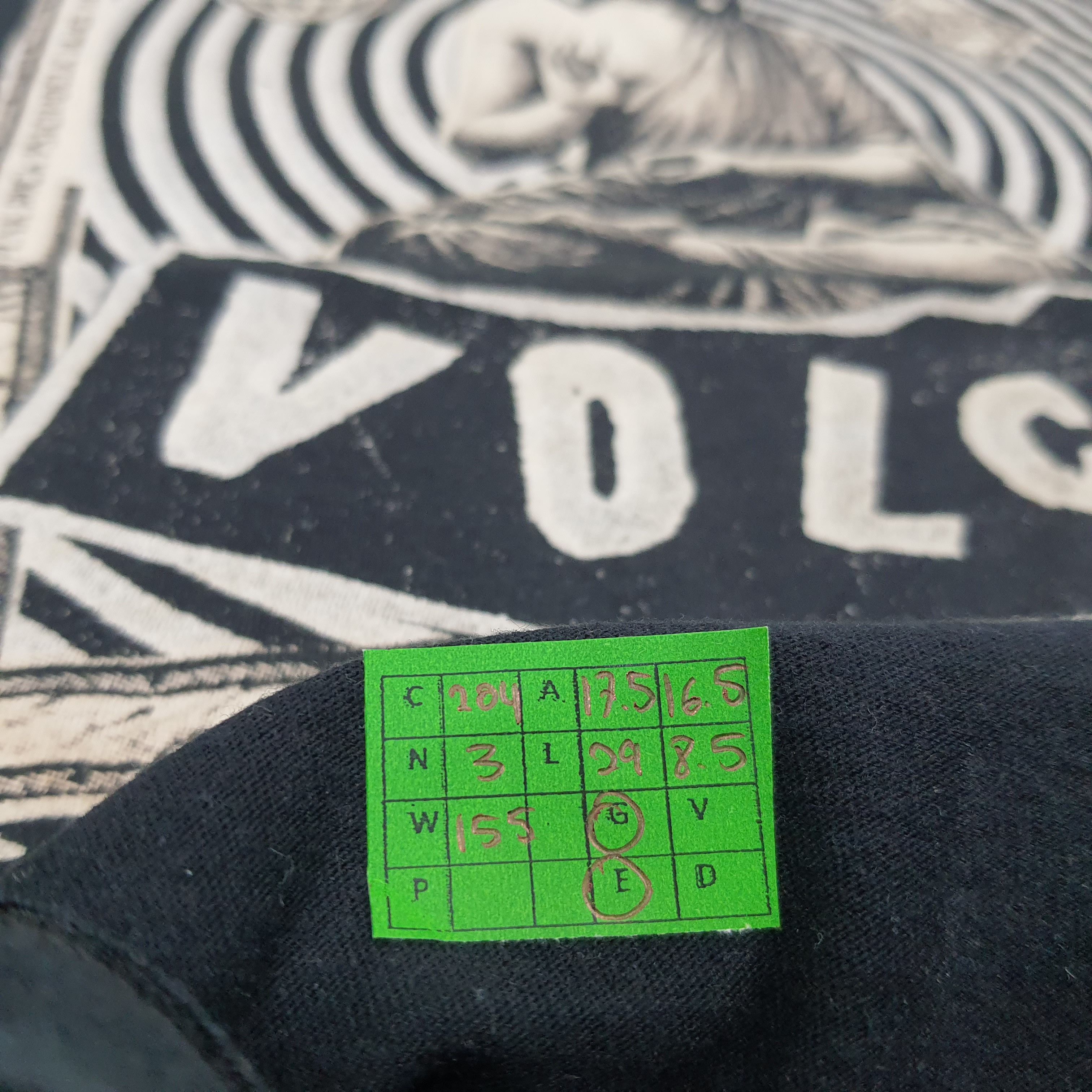 Vintage × Volcom Vintage Volcom Punk Rock Black Metal Hippy Tshirt Size US S / EU 44-46 / 1 - 8 Thumbnail