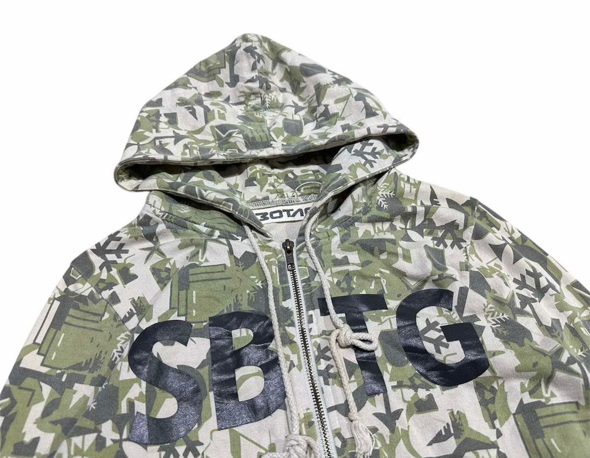 Beauty Beast 🔥Rare Y2K Sabotage Camo Zip Hoodie Paul Harvey Era Size US XS / EU 42 / 0 - 4 Thumbnail