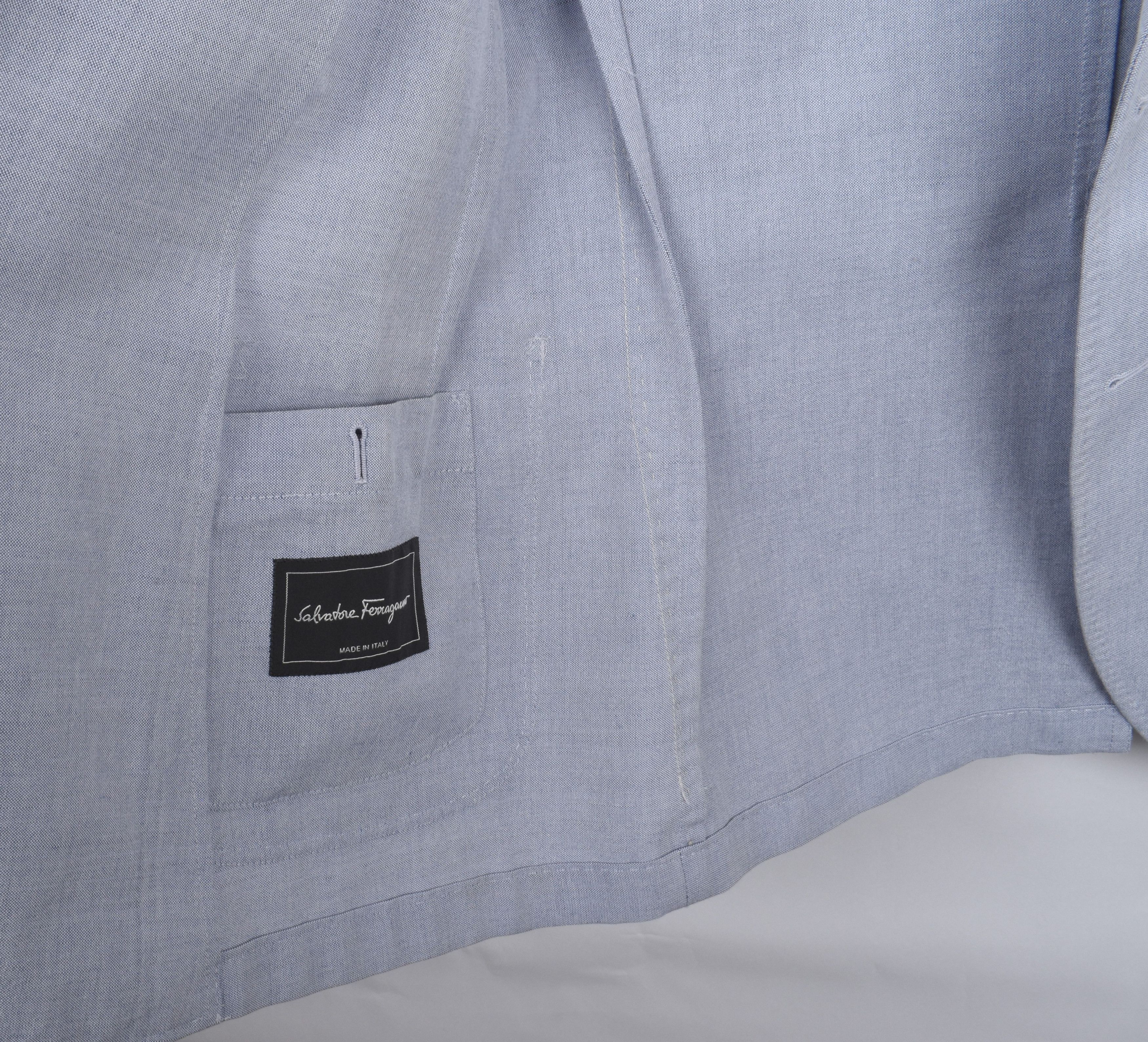 Salvatore Ferragamo Salvatore Ferragamo Men Jacket Slim Bazer IT48-M, S1973 Size US M / EU 48-50 / 2 - 8 Thumbnail