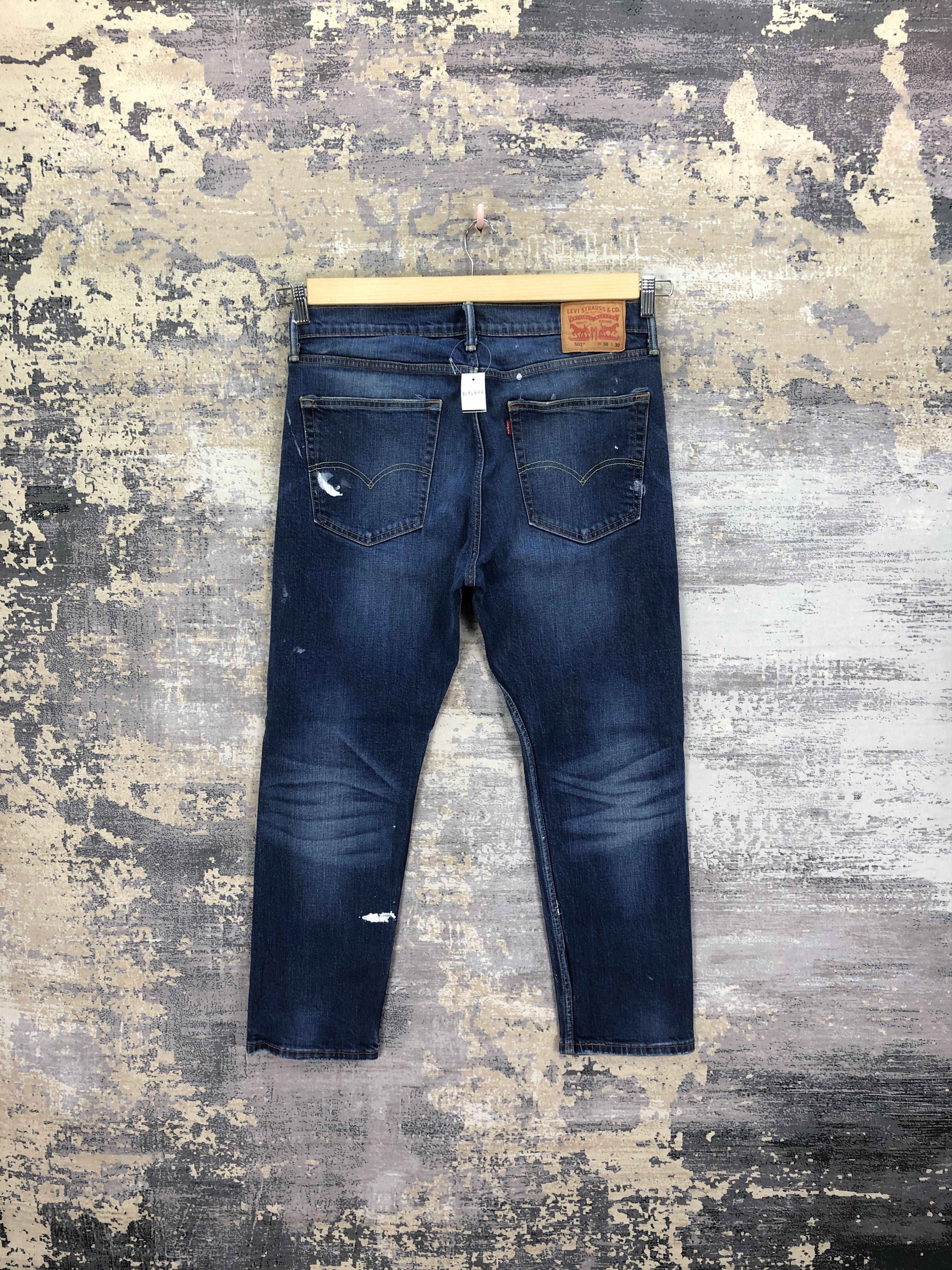 Levi's Vintage Y2K Levis 502 Painter Jeans Levi's Faded Denim Size US 34 / EU 50 - 2 Thumbnail