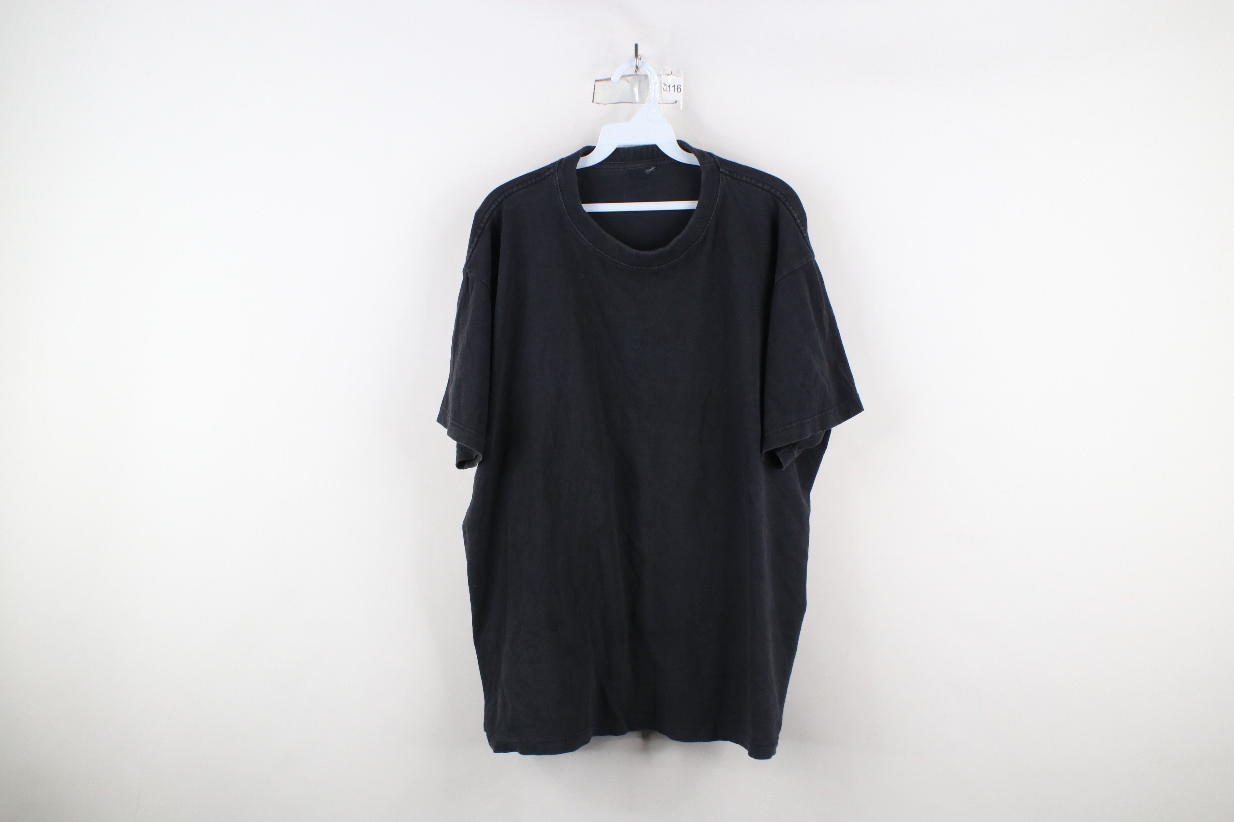 Vintage Vintage 90s Streetwear Short Sleeve T-Shirt Black Cotton Size US XL / EU 56 / 4 - 1 Thumbnail