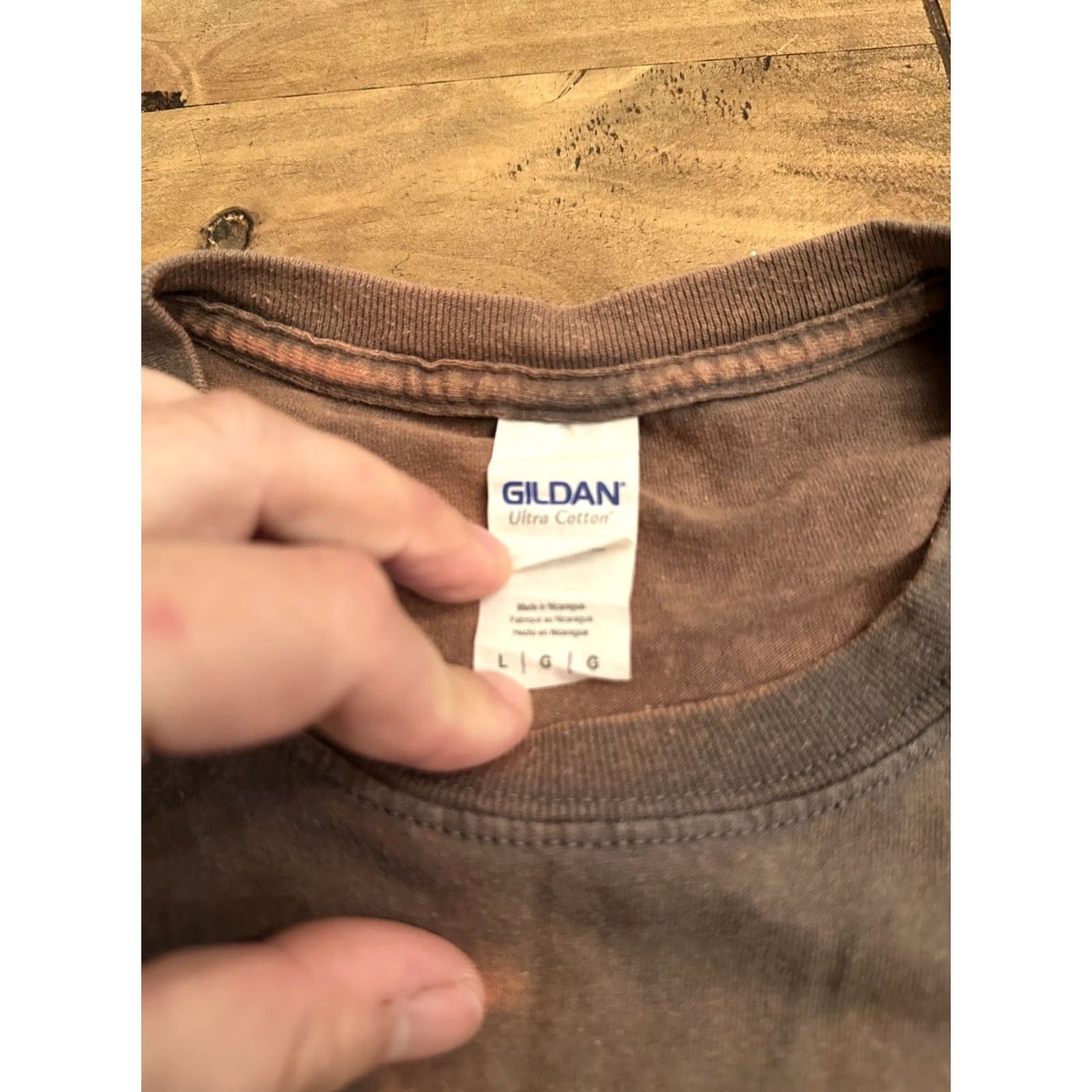 Vintage Destination Sokokis Lake Maine T-Shirt Size L Distressed Sun Fade Gray Mens Size US L / EU 52-54 / 3 - 4 Thumbnail