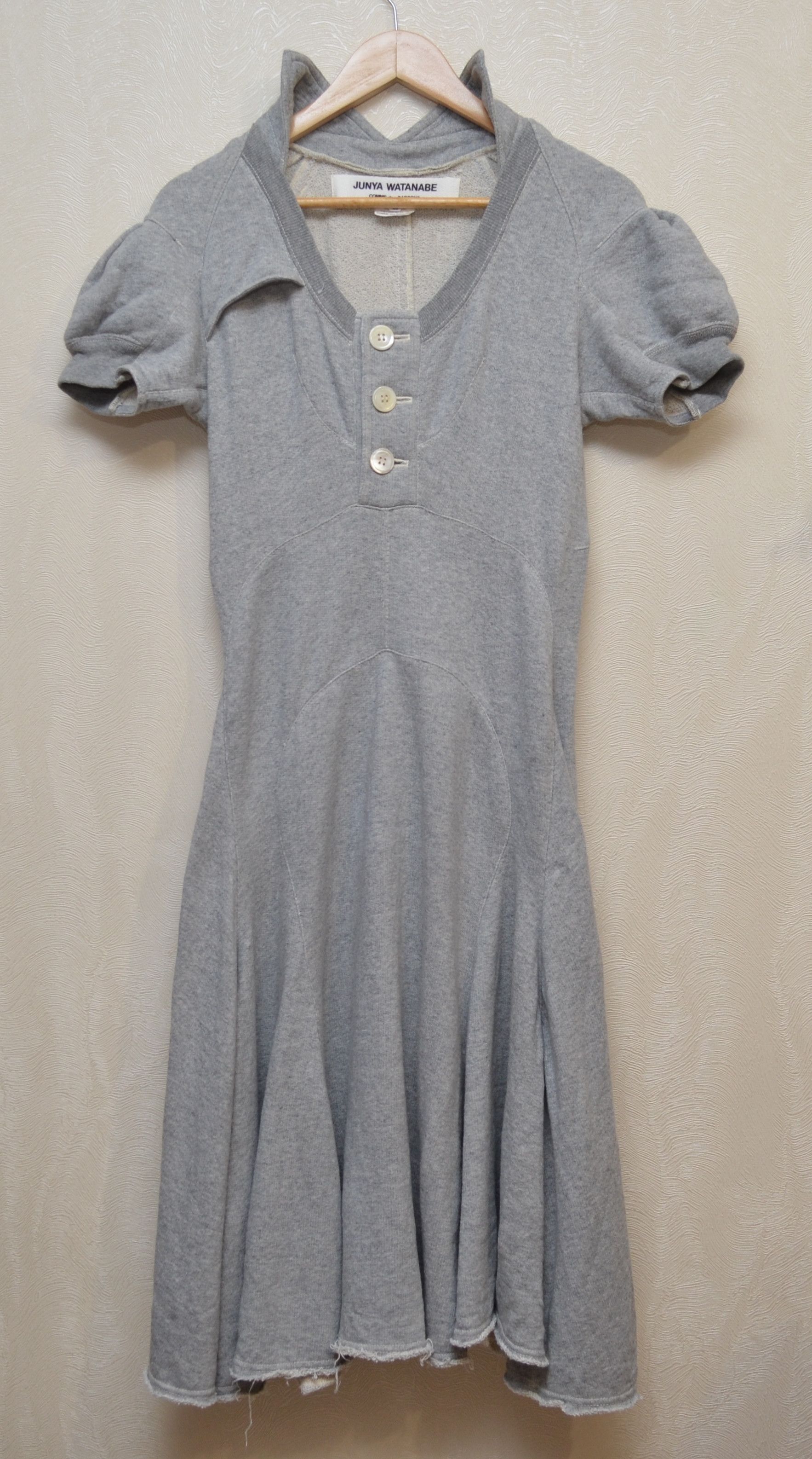 image of Archival Clothing x Comme Des Garcons Junya Watanabe X Comme Des Garcons Ss10 Sweatshirt Dress in G