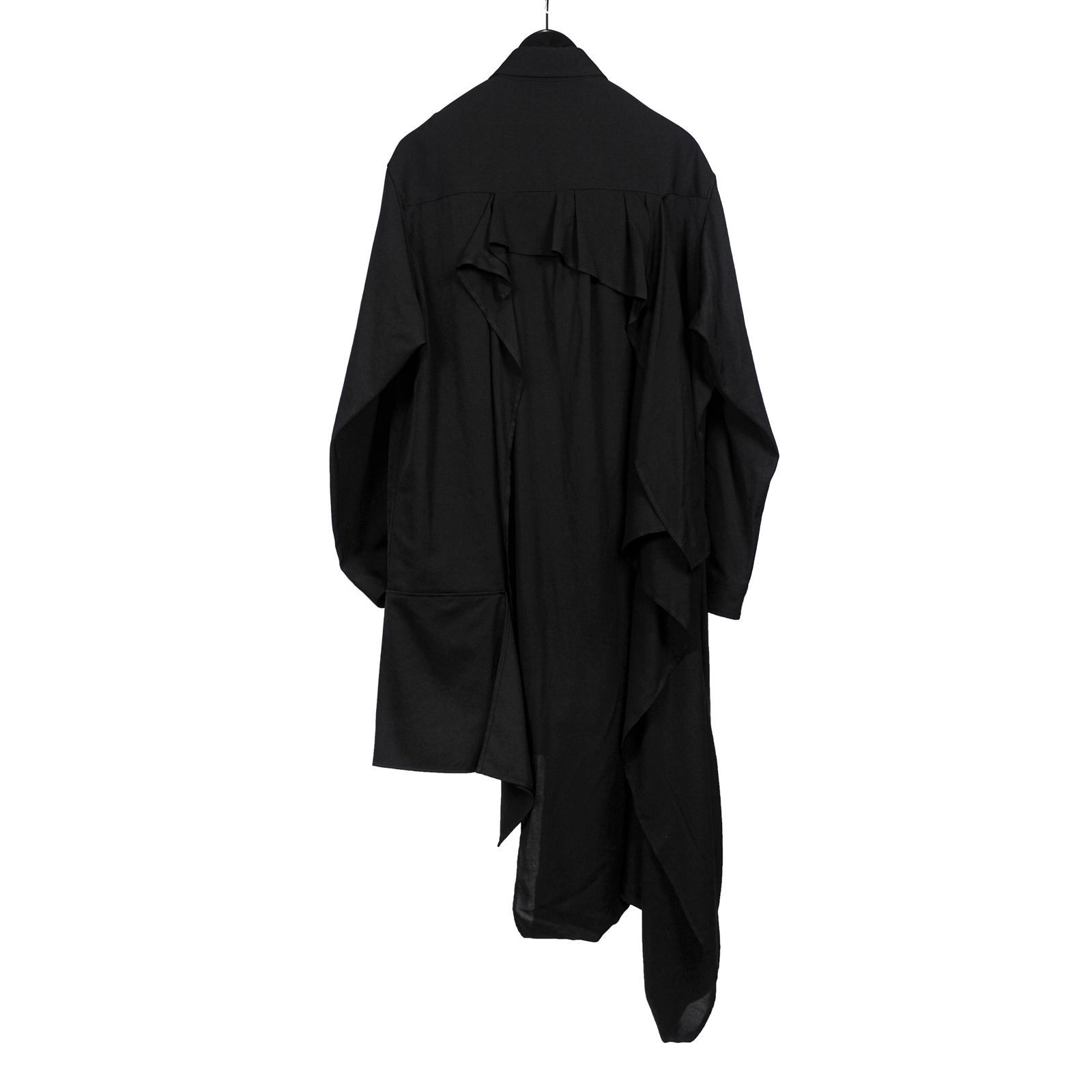 Yohji Yamamoto Yohji Yamamoto Pour Homme Gabardine Drape Cloth Layer Shirt Size US M / EU 48-50 / 2 - 2 Thumbnail