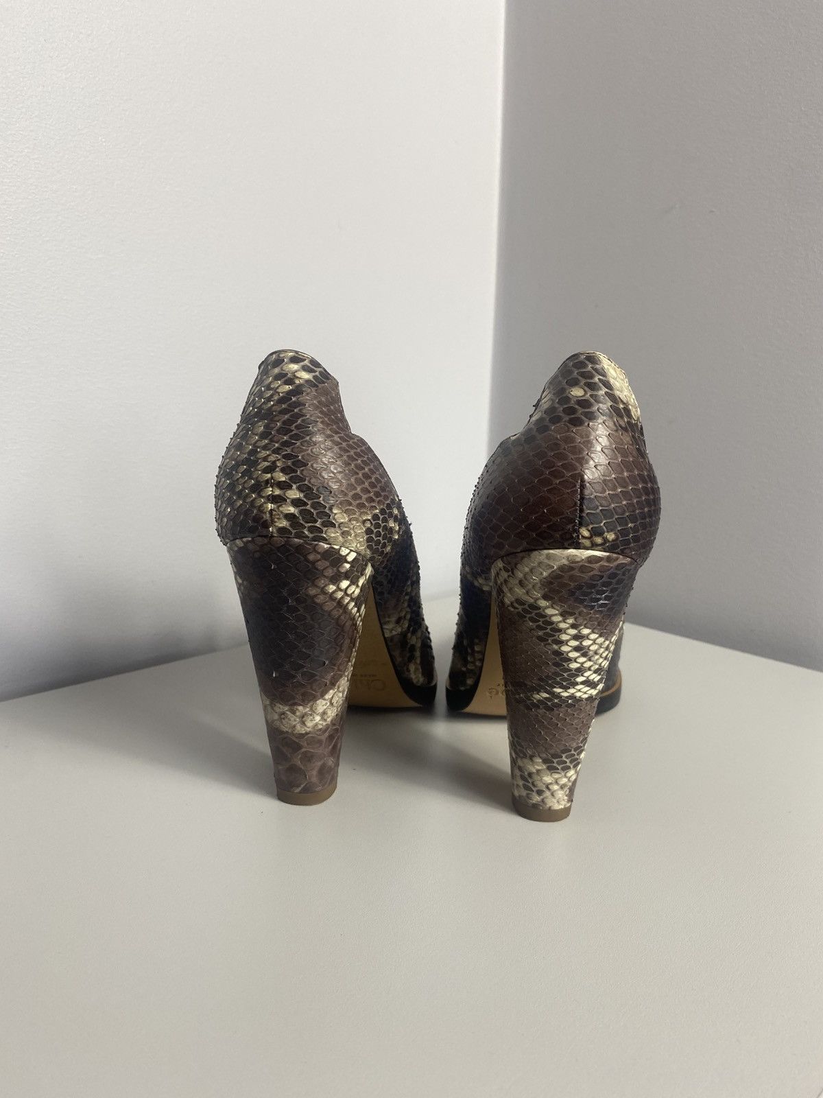 Chloe Chloe Python leather heels 38 woman Size US 8 / IT 38 - 6 Thumbnail