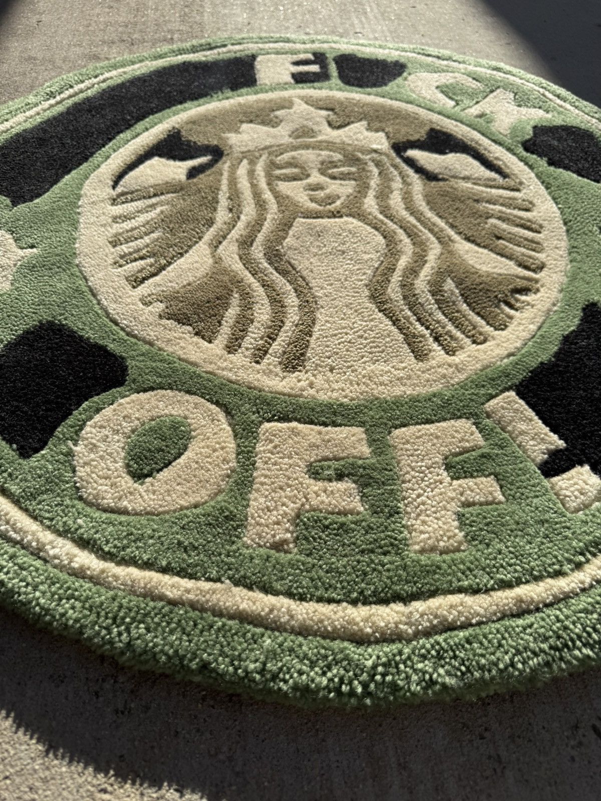Vintage Starbucks F*CK OFF Rug Size ONE SIZE - 4 Thumbnail