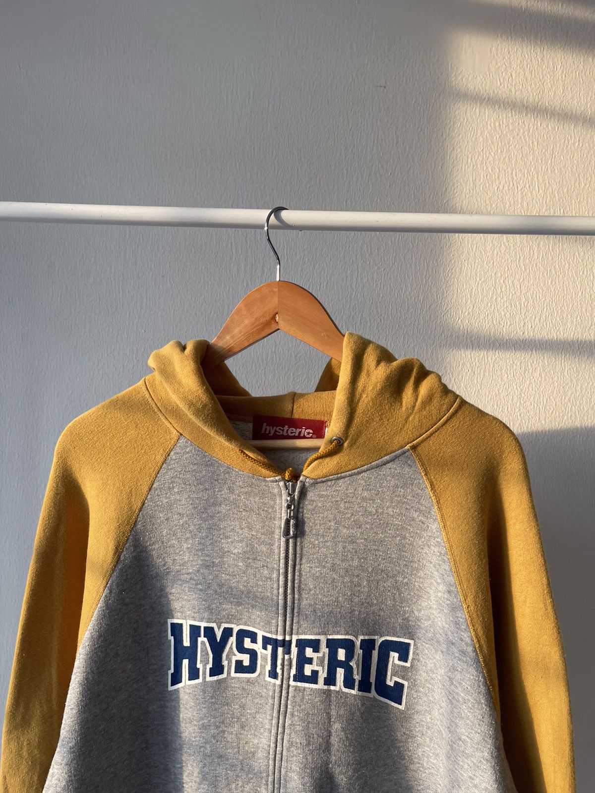 90s Hysteric Glamour Spellout Zip Hoodie