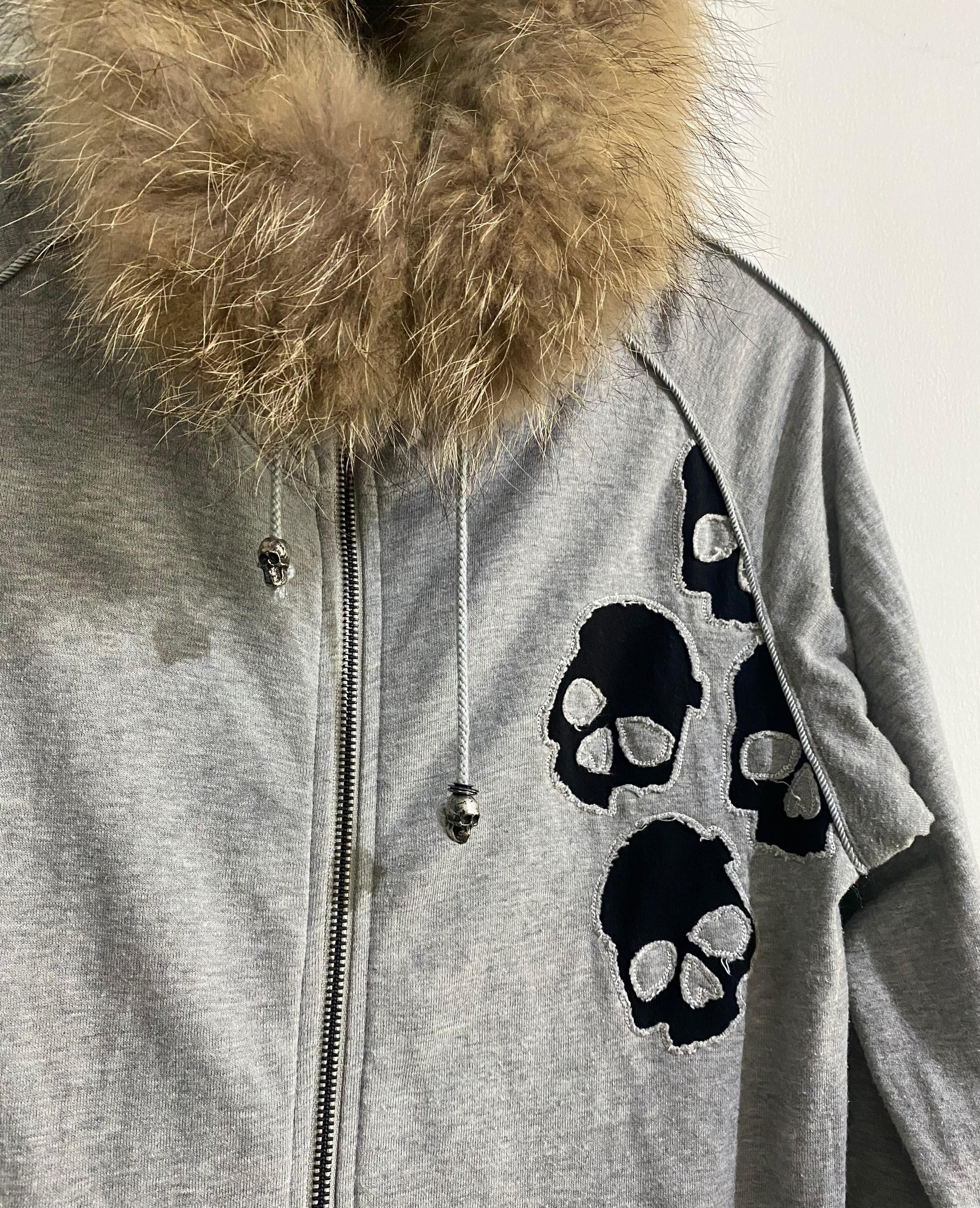If Six Was Nine Japanese Fur Skull zipp hoodie Size US M / EU 48-50 / 2 - 3 Thumbnail
