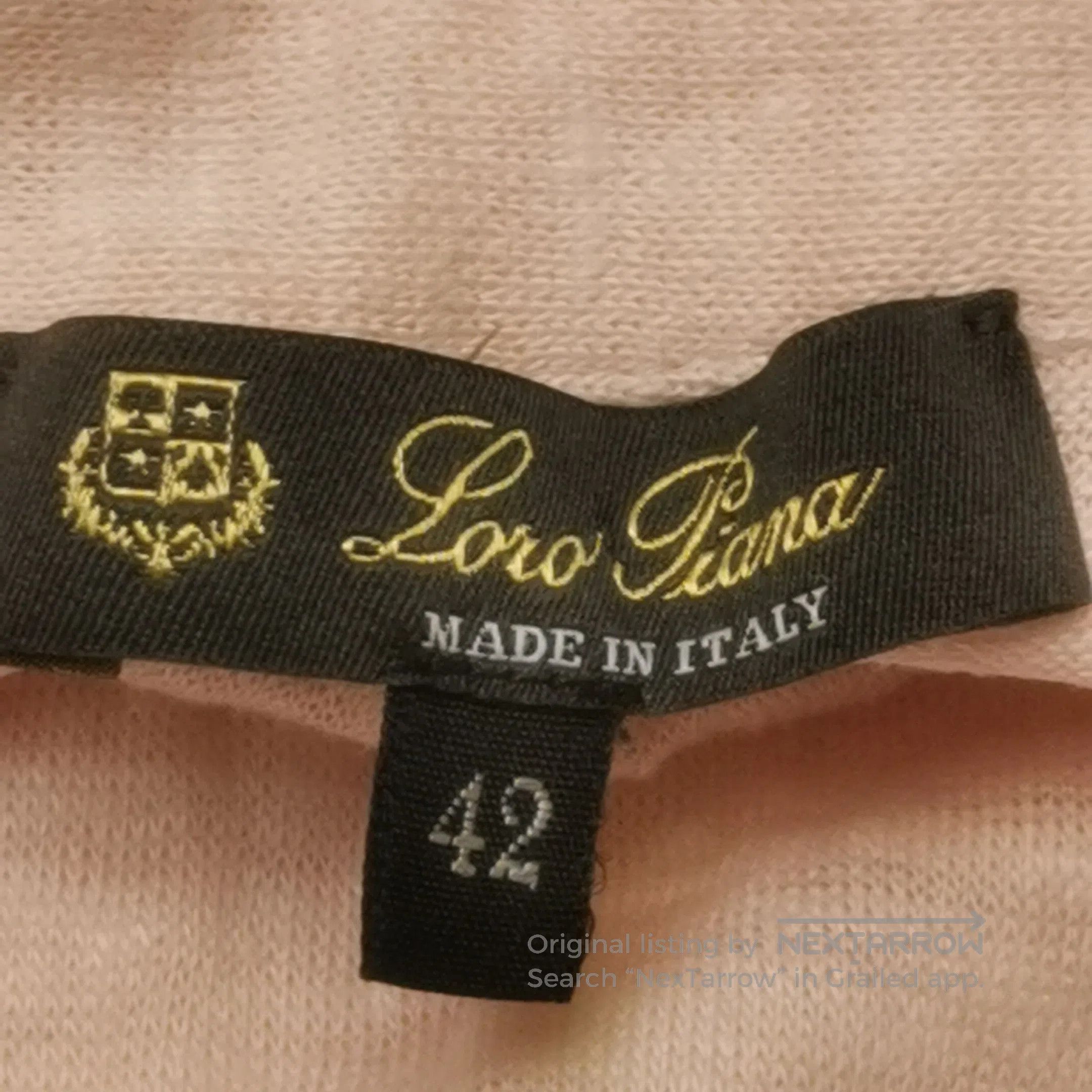 Loro Piana Loro Piana Linen Solid Lapel Collar T-Shirt S. Size US S / EU 44-46 / 1 - 4 Thumbnail