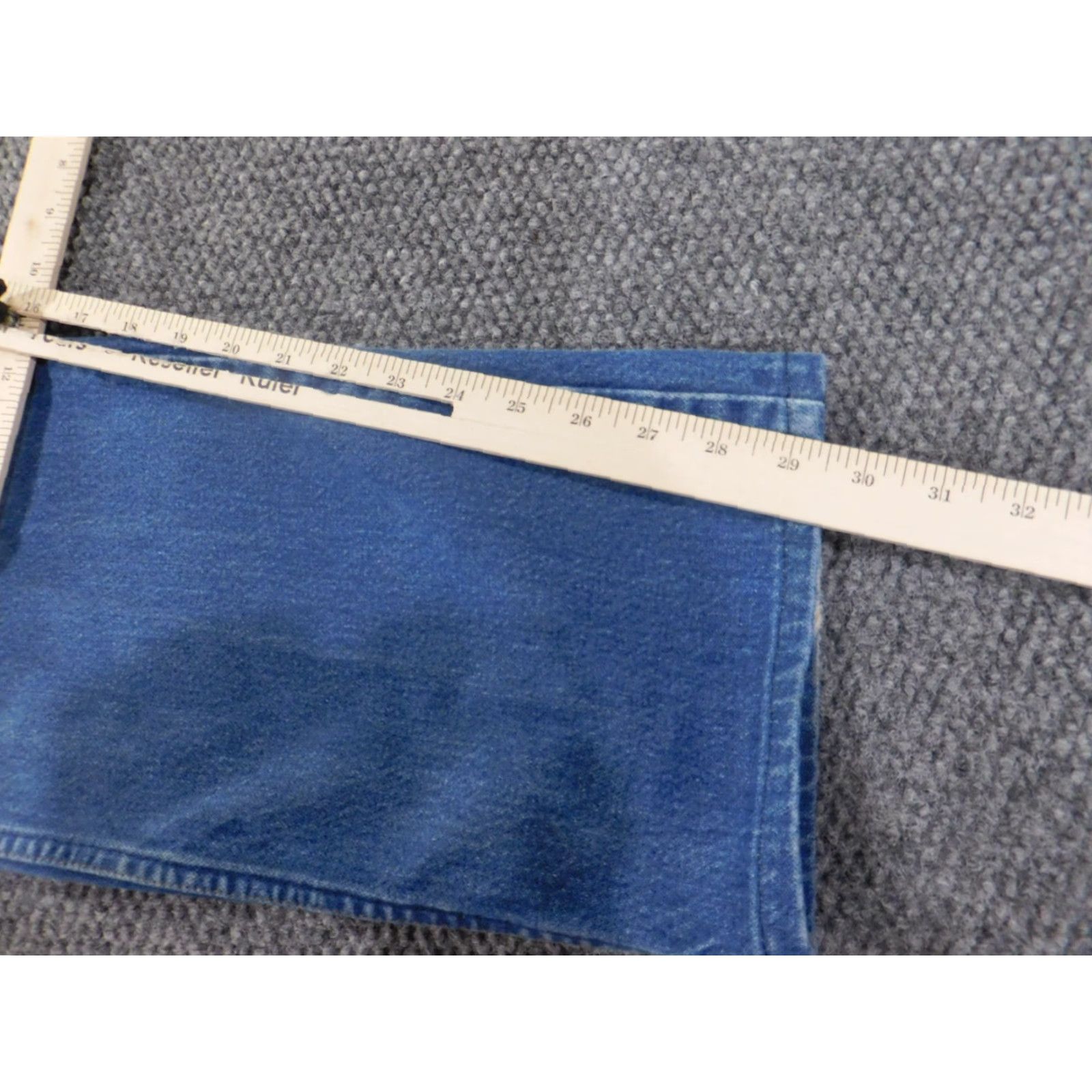 Wrangler Wrangler Jeans Mens Regular 32x29 Denim Straight 13MWZ Cowboy Light Blue Cotton Denim Zipper Pockets Size US 32 / EU 48 - 7 Thumbnail