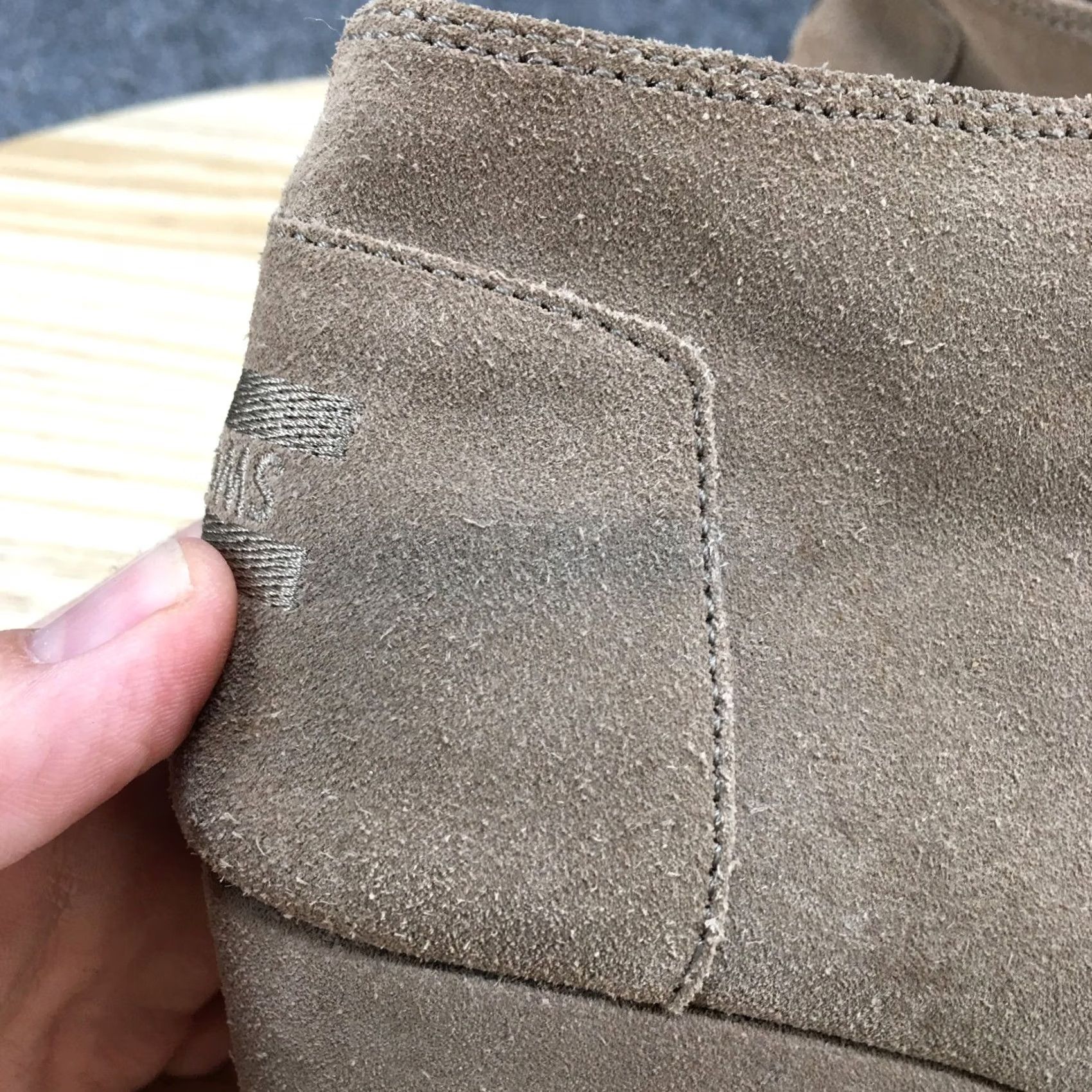 Toms TOMS Boots Womens 8 Casual Desert Wedge Ankle Bootie Brown Suede Lace Up Size US 8 / IT 38 - 4 Thumbnail