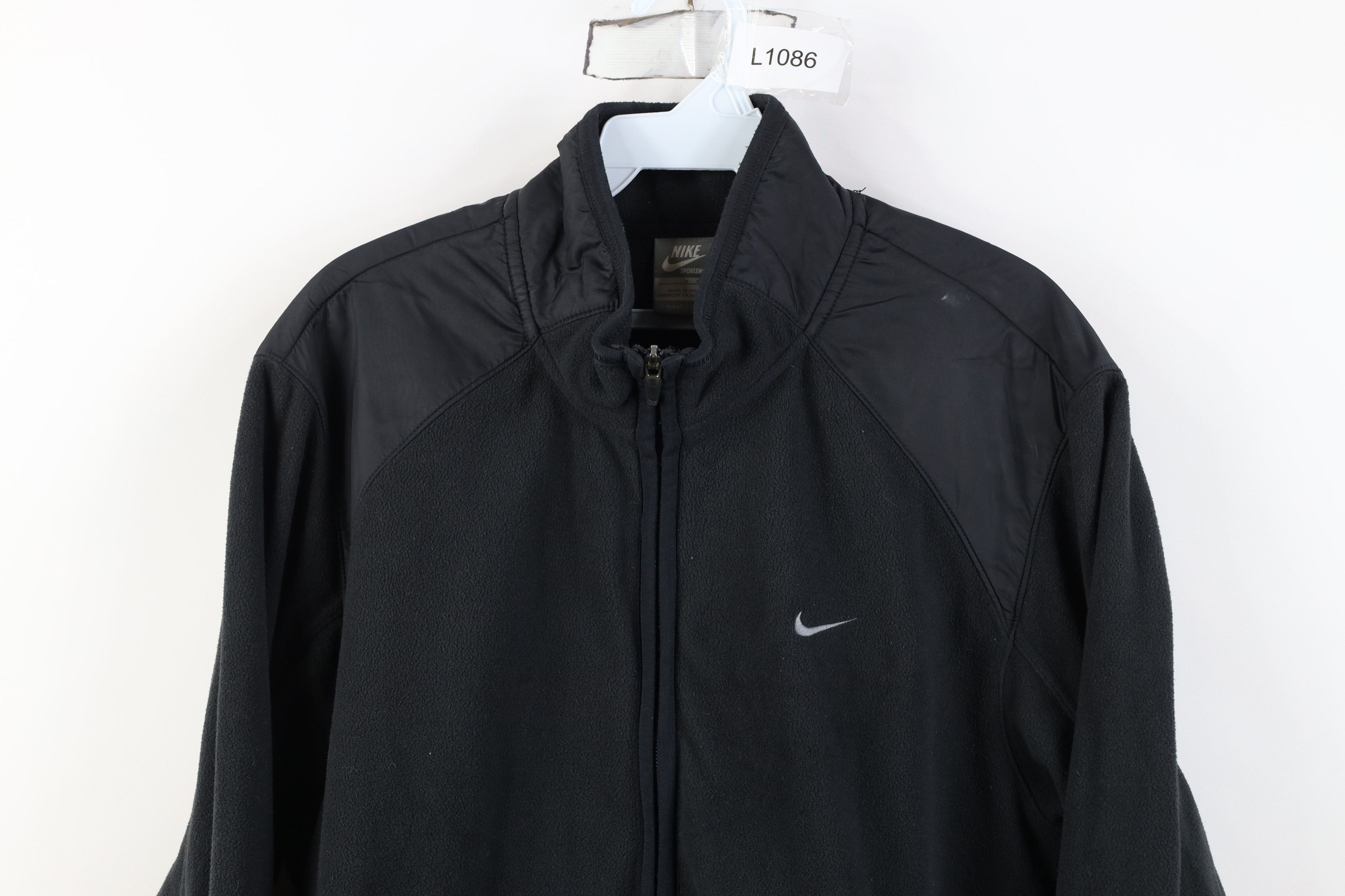 Nike Vintage Y2K Nike Scott Mini Swoosh Full Zip Fleece Jacket Size US M / EU 48-50 / 2 - 2 Thumbnail