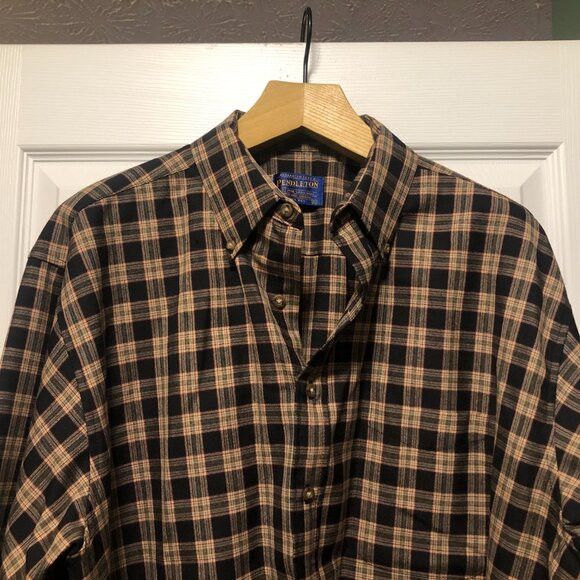 Pendleton Pendleton men's 100% pure virgin wool casual shirt size: XL Size US XL / EU 56 / 4 - 2 Thumbnail