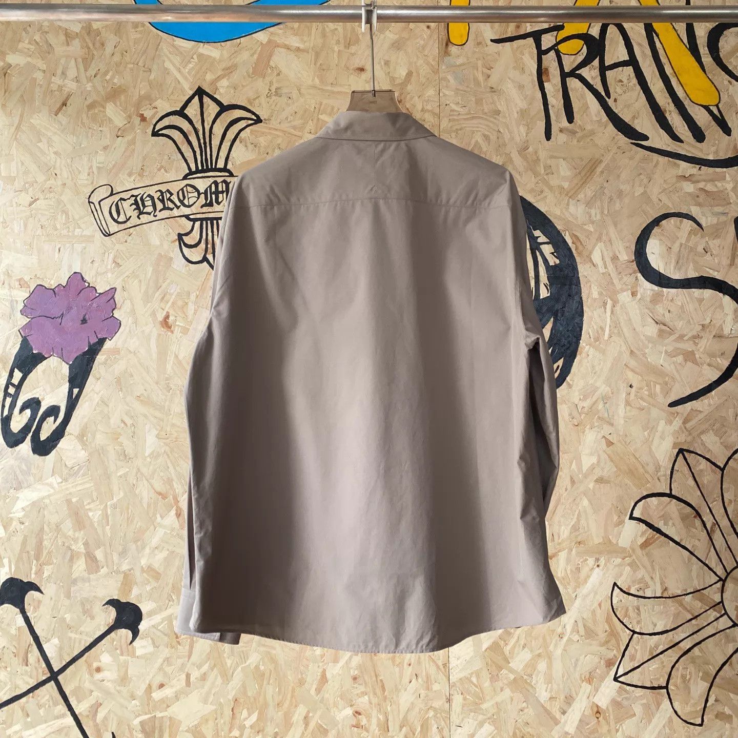 Hermes HERMES FW25 Classic Shirt-Style Button-Front Jacket 41 L Size US L / EU 52-54 / 3 - 6 Thumbnail