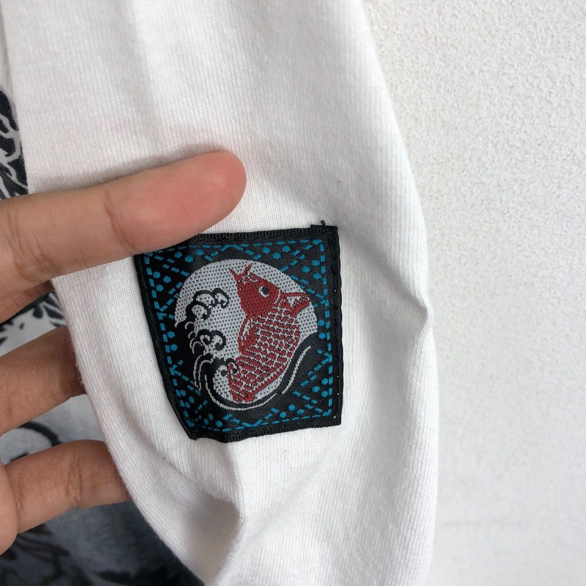 Japanese Brand Pick!! Vtg SUKAJAN CURE ALL Embroidery Long Sleeve Tshirt Size US XXL / EU 58 / 5 - 11 Thumbnail