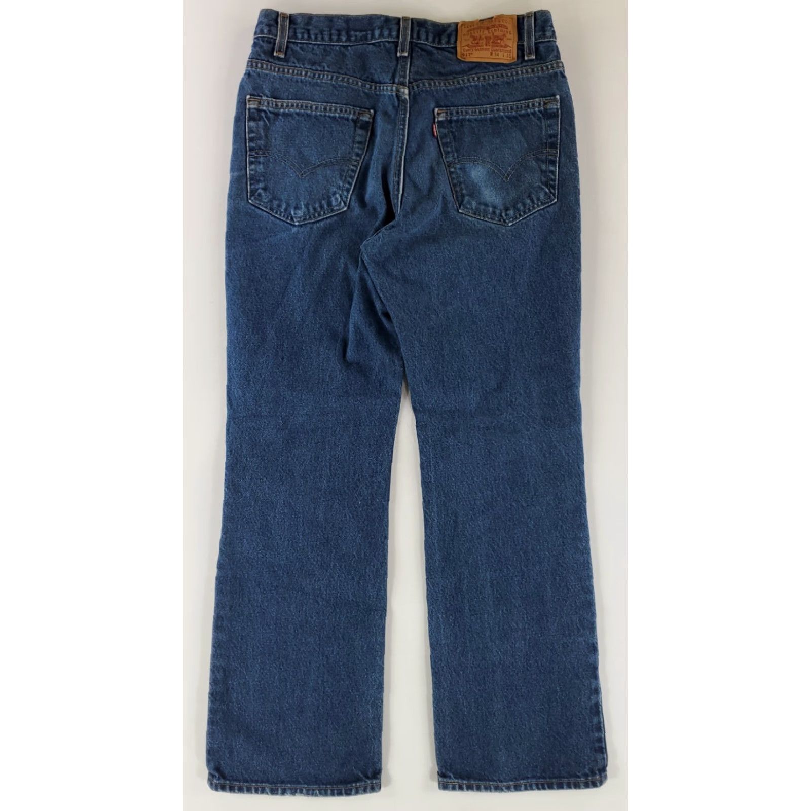 Levi's VINTAGE Levi's 517 Jeans Bootcut Men 34x31 Whiskering Blue 90s 33 Inseam Mens Blue Jeans 517 VTG 90s Commodity Size US 33 - 2 Thumbnail