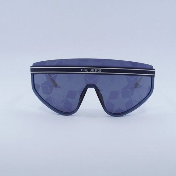Dior Dior DIORCLUB M2U 31B7 Sunglasses Matte Navy Blue Shield Size ONE SIZE - 4 Thumbnail