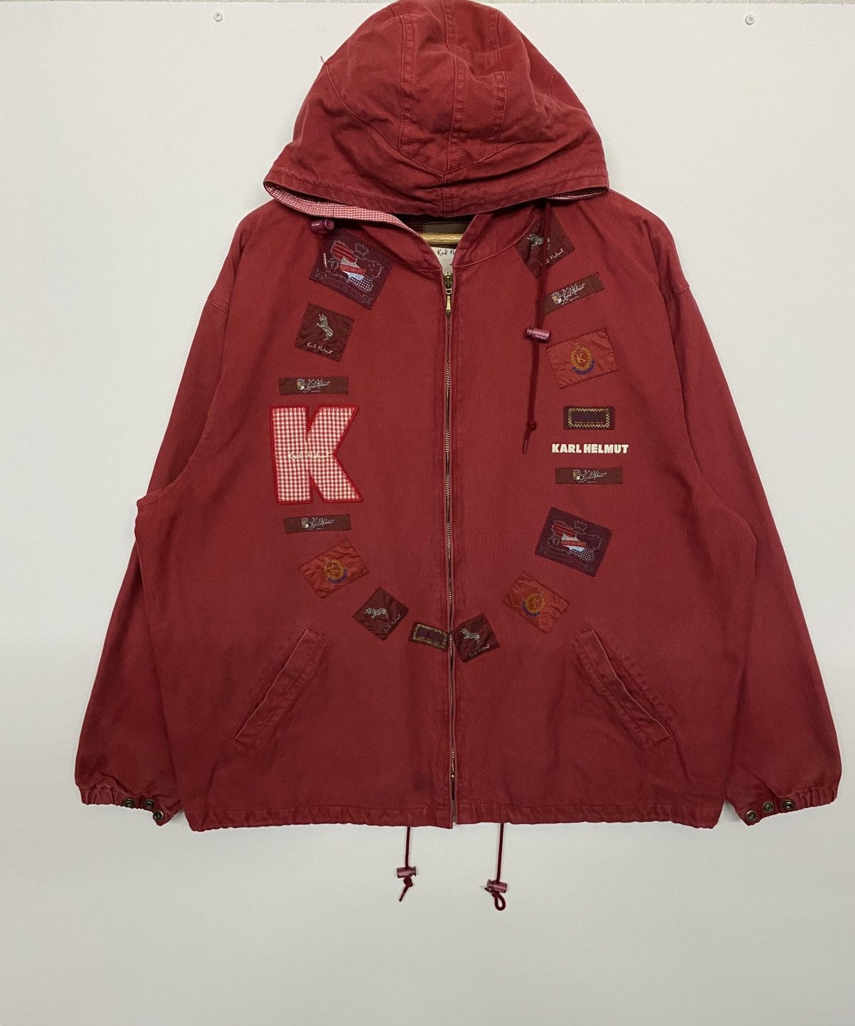 Karl Helmut Karl Helmut Patches Hoodie Zipper Jacket Size US XXL / EU 58 / 5 - 1 Thumbnail
