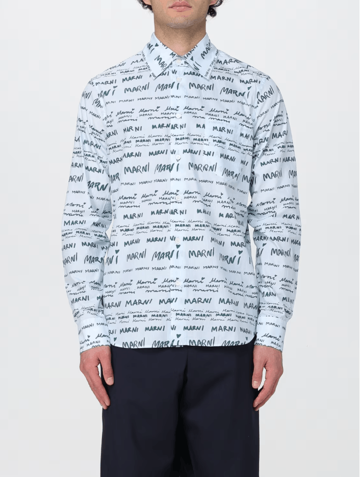Marni BNWT AW23 MARNI MEGAMARNI POPELINE SHIRT 50 Size US M / EU 48-50 / 2 - 12 Thumbnail