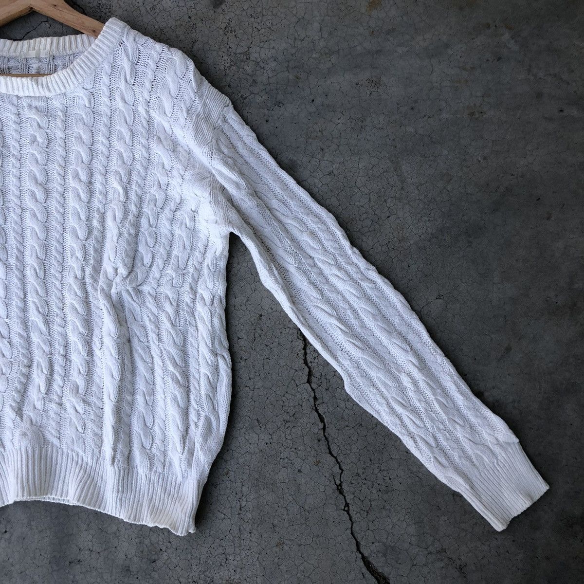 Aran Isles Knitwear × Japanese Brand 🔴Japanese GU Pureknit Pullover/Jumper Sweater Size US M / EU 48-50 / 2 - 3 Thumbnail