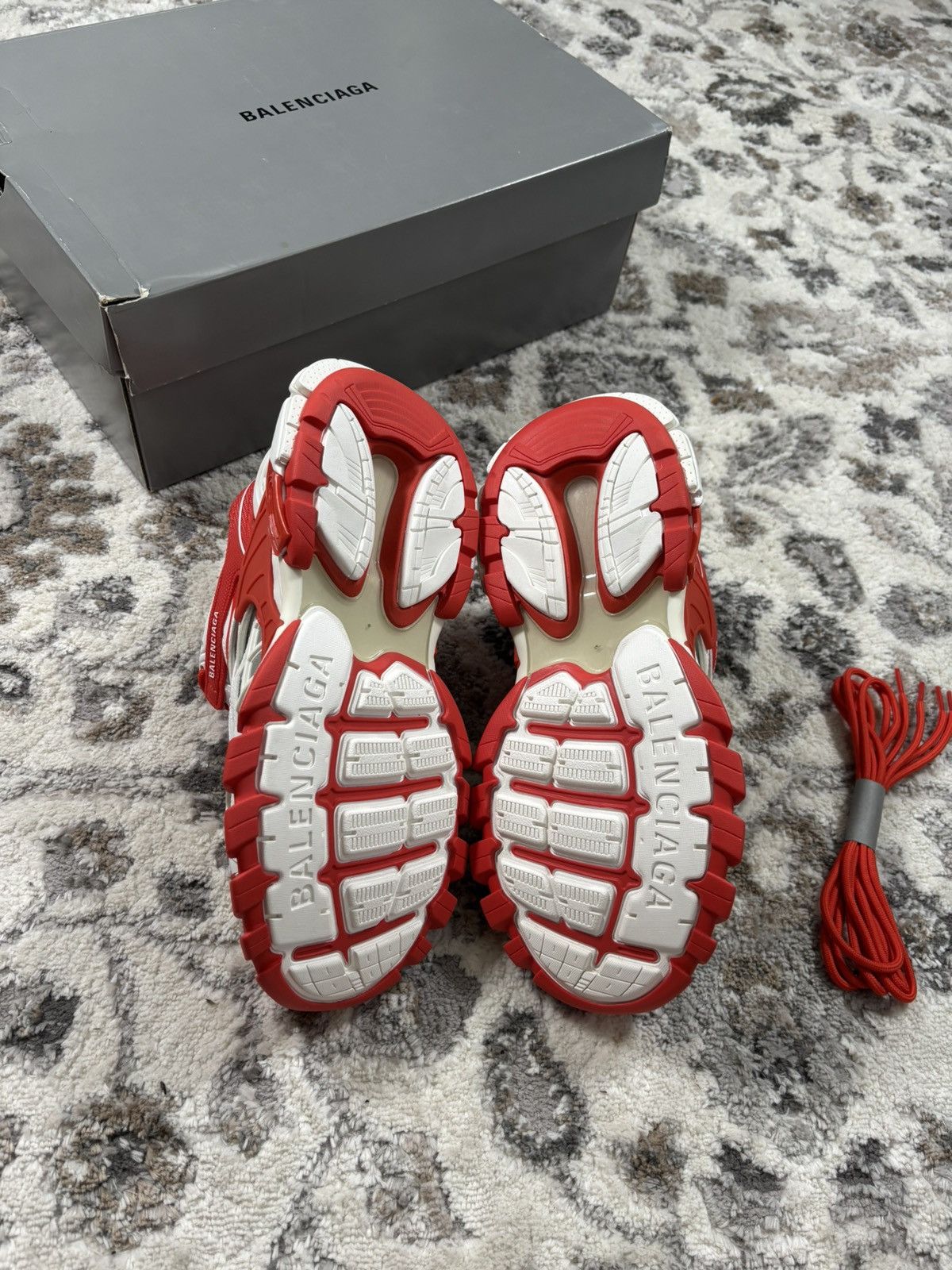 Balenciaga Balenciage Tracks Red Size US 8 / EU 41 - 8 Thumbnail