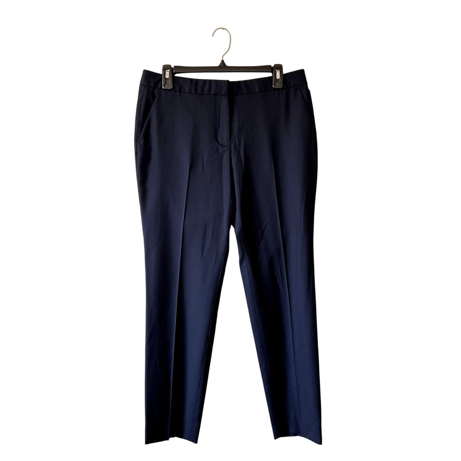 J.Crew New J. Crew Super 120's navy blue wool pants size 8 Size 30" / US 8 / IT 44 - 1 Thumbnail