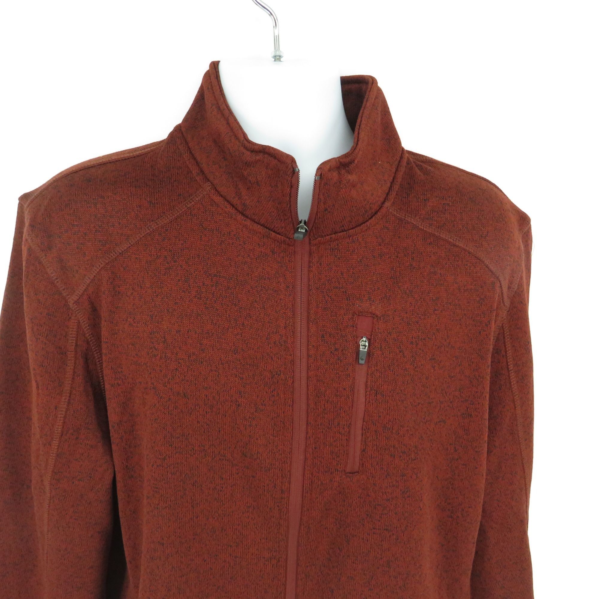 Other Ocean & Coast Men's Brickyard Red Full-Zip Jacket LT NWT $7 Size US L / EU 52-54 / 3 - 3 Thumbnail