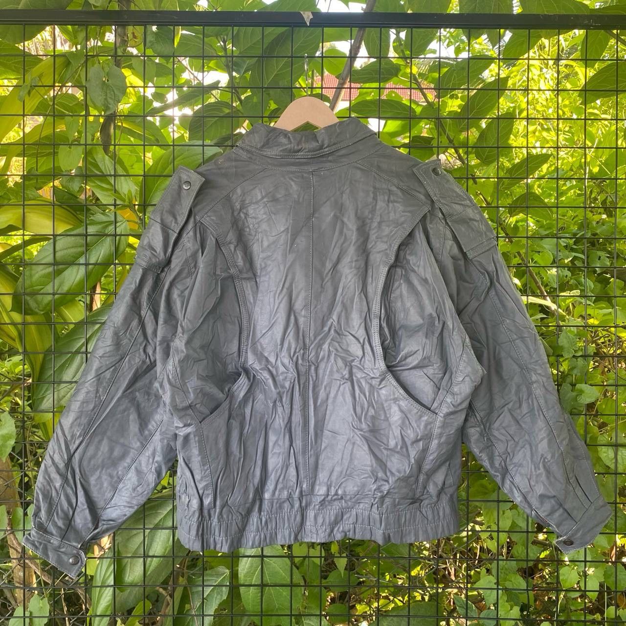Genuine Leather × Vintage Vintage Nappa Vacca Bondage Caw Leather Jacket Size US XL / EU 56 / 4 - 9 Thumbnail