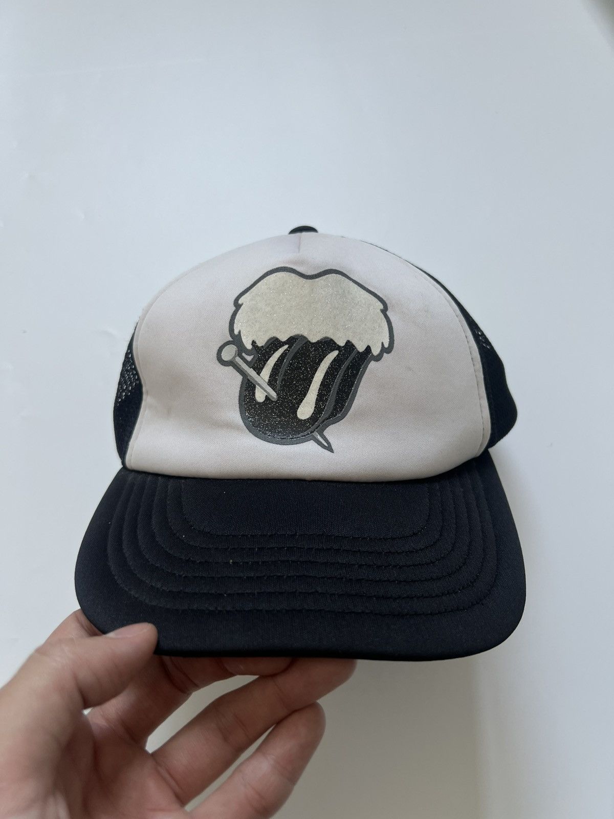 Number (N)ine RARE SS03 Number(N)ine Rolling Stones Trucker Hat Size ONE SIZE - 2 Thumbnail